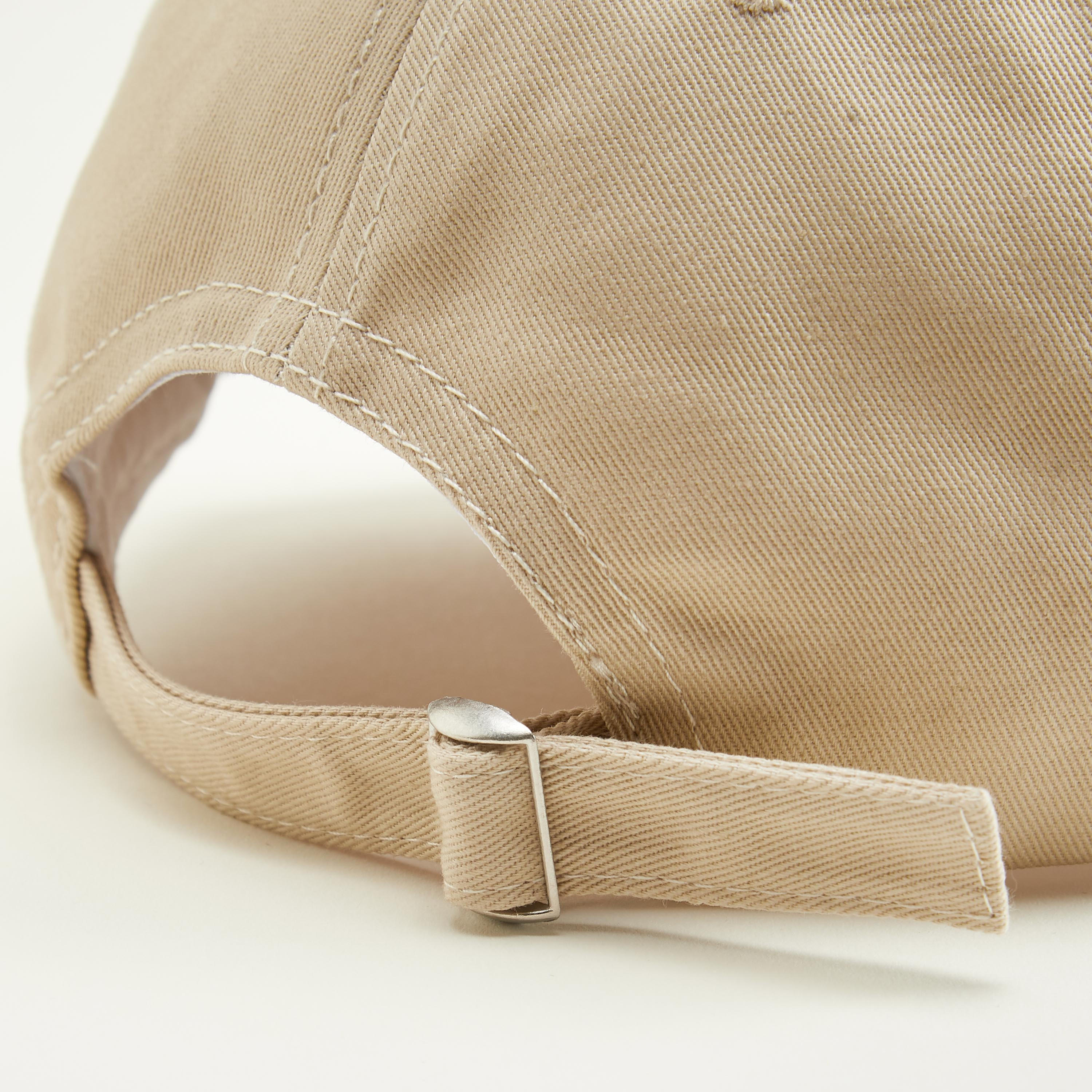 Solid Cap with Buckled Strap Closure-women-clothingaccessories-capsandhats-image-5