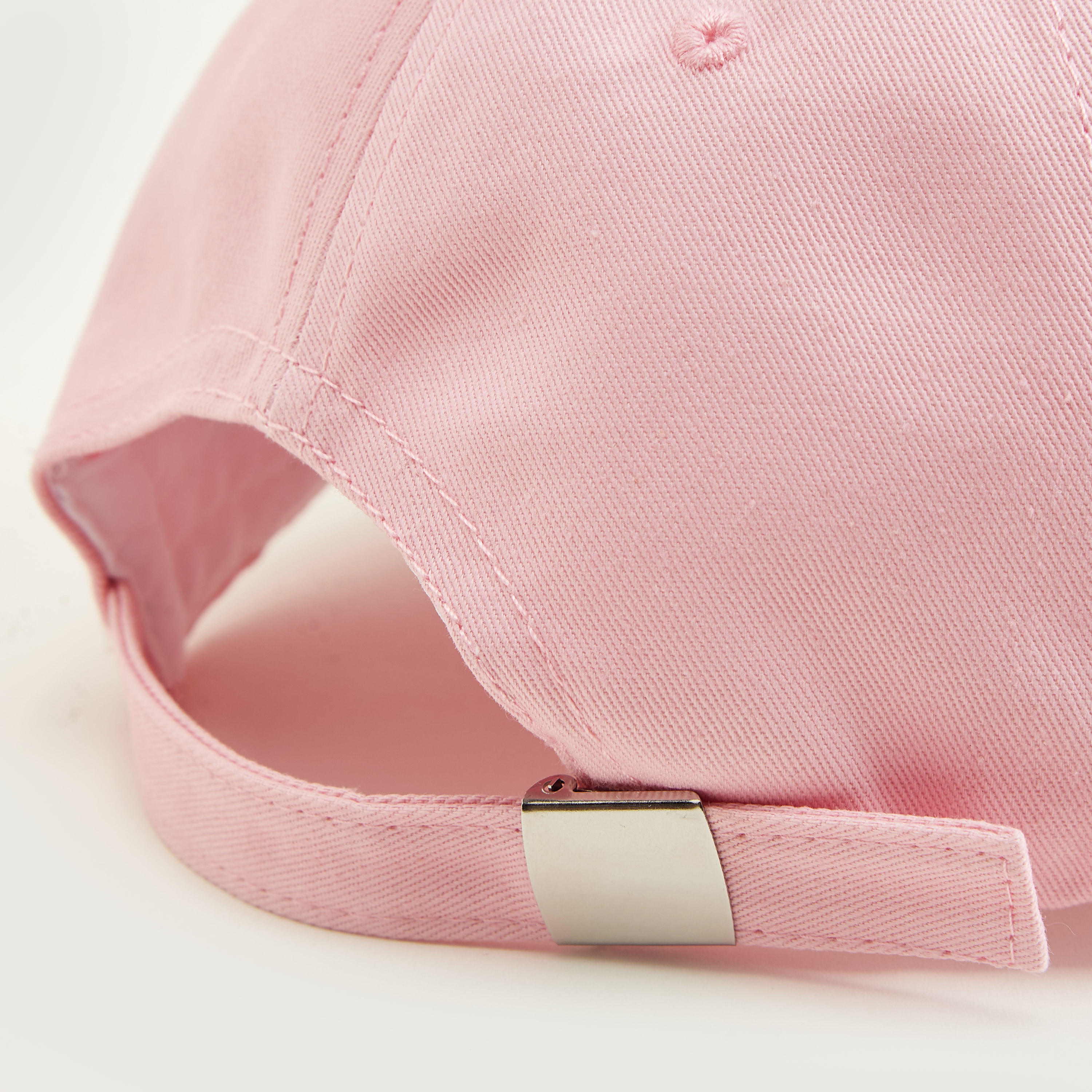 Embroidered Cap with Plate Buckle Strap Back-women-clothingaccessories-capsandhats-image-7