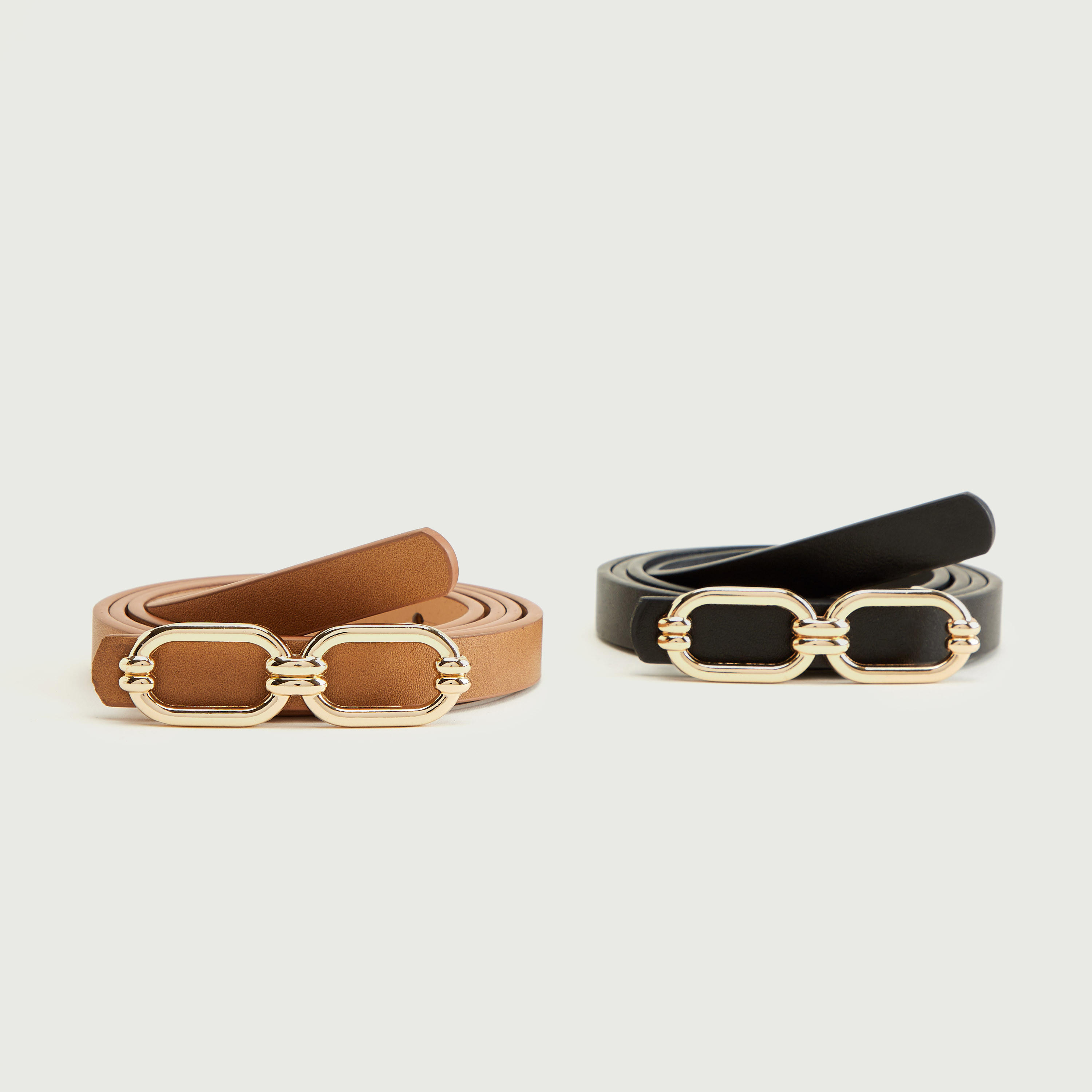 Set of 2 - Solid Belt with Pin Buckle-women-clothingaccessories-belts-image-1