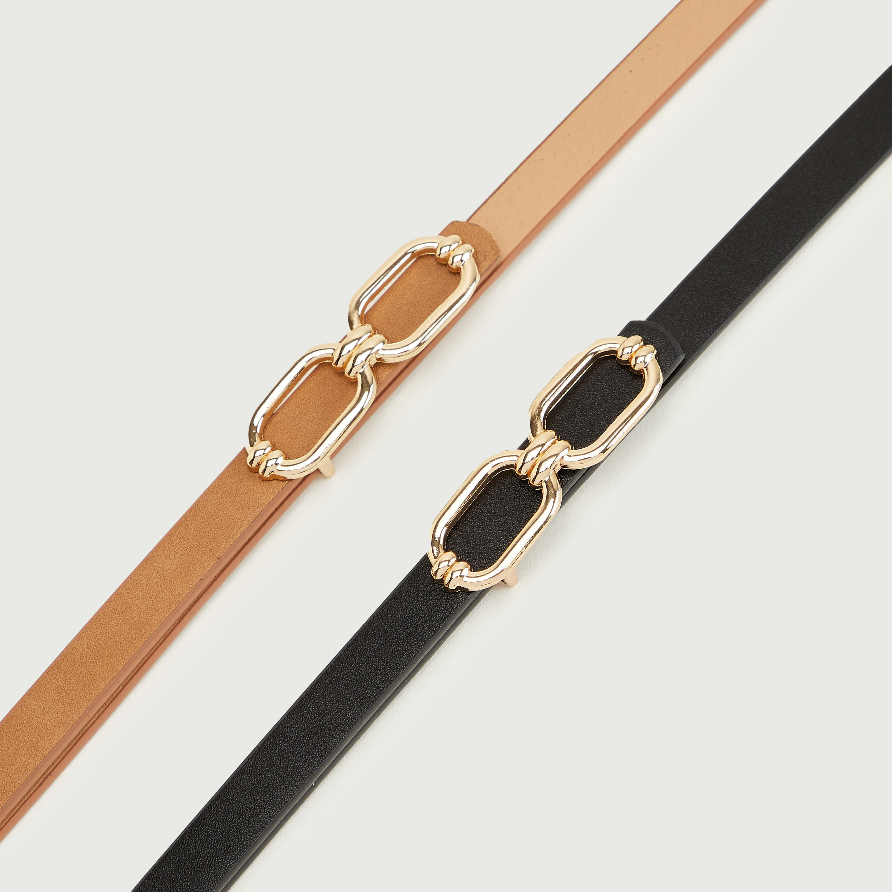 Set of 2 - Solid Belt with Pin Buckle-women-clothingaccessories-belts-image-7