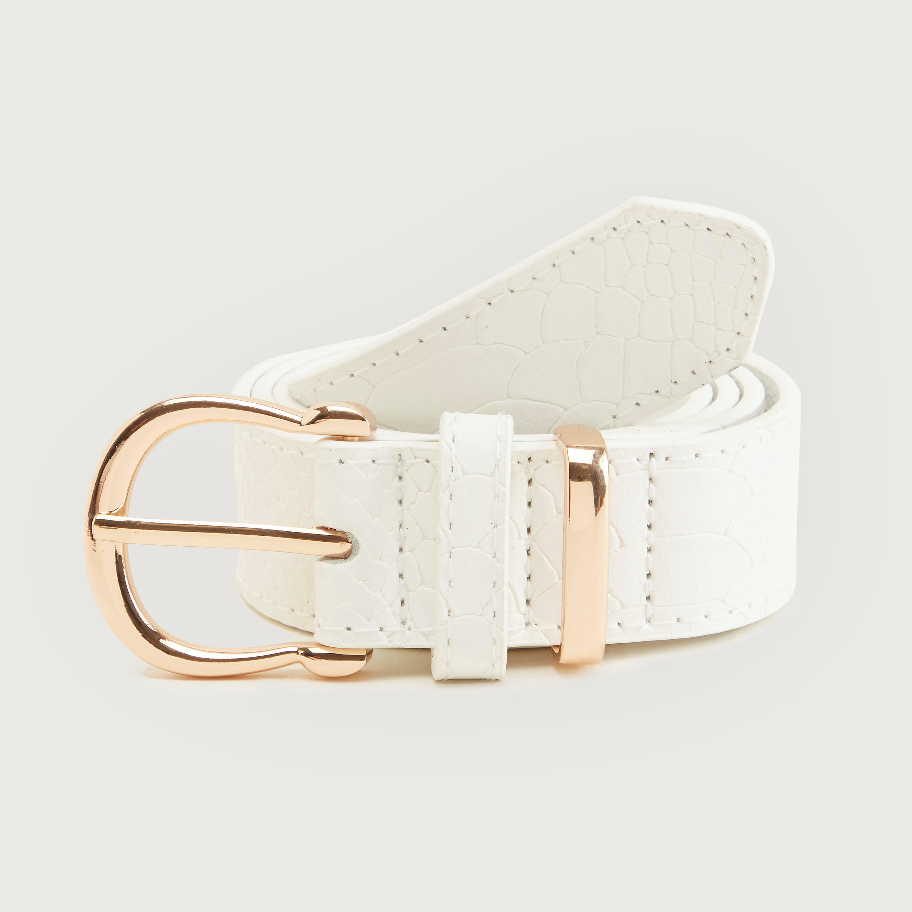 Animal Textured Belt with Pin Buckle-women-clothingaccessories-belts-image-1