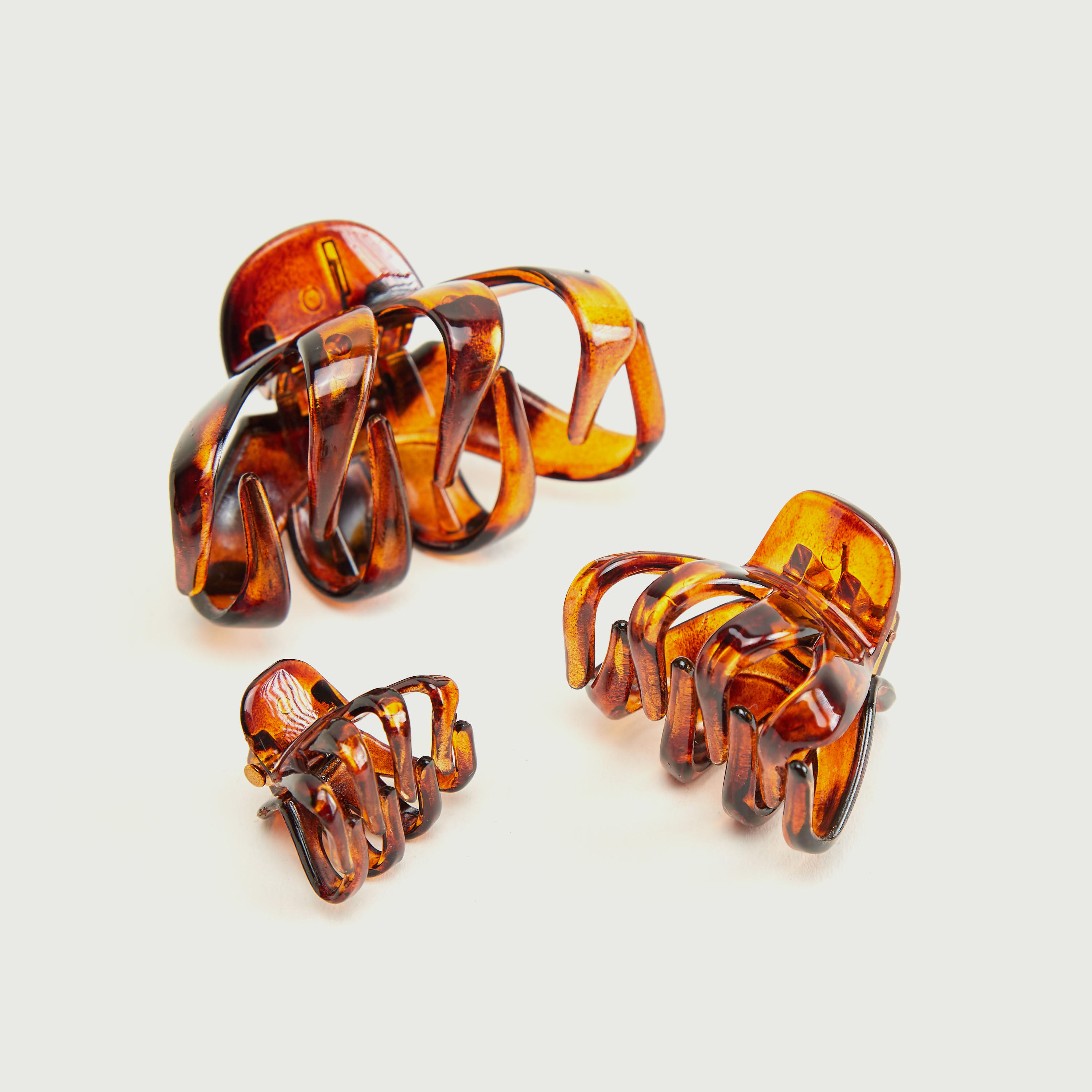 طقم مشابك شعر لامعة - 3 قطع-women-hairaccessories-image-1