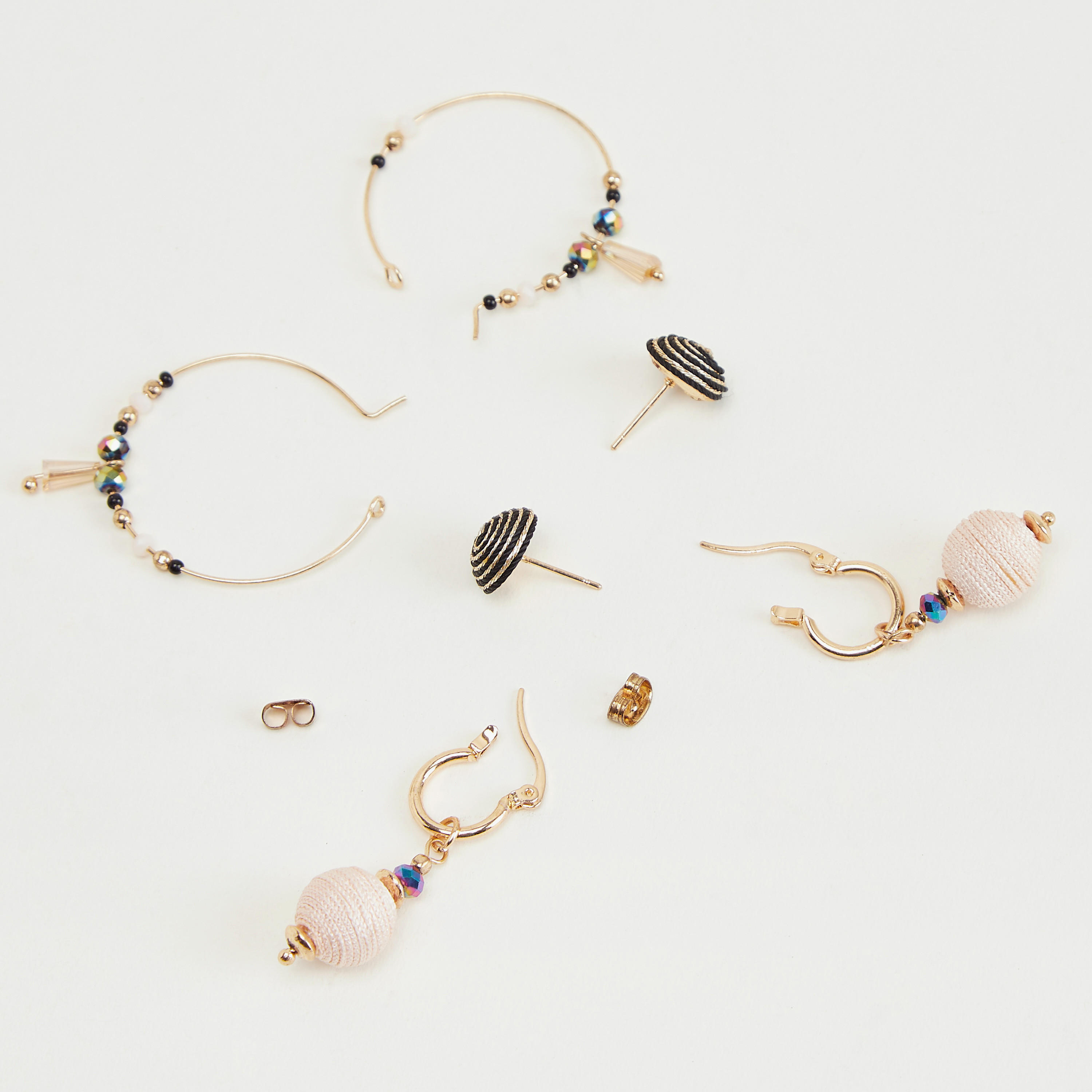 Set of 3 - Assorted Embellished Earrings-women-watchesandjewellery-jewellery-earrings-image-4