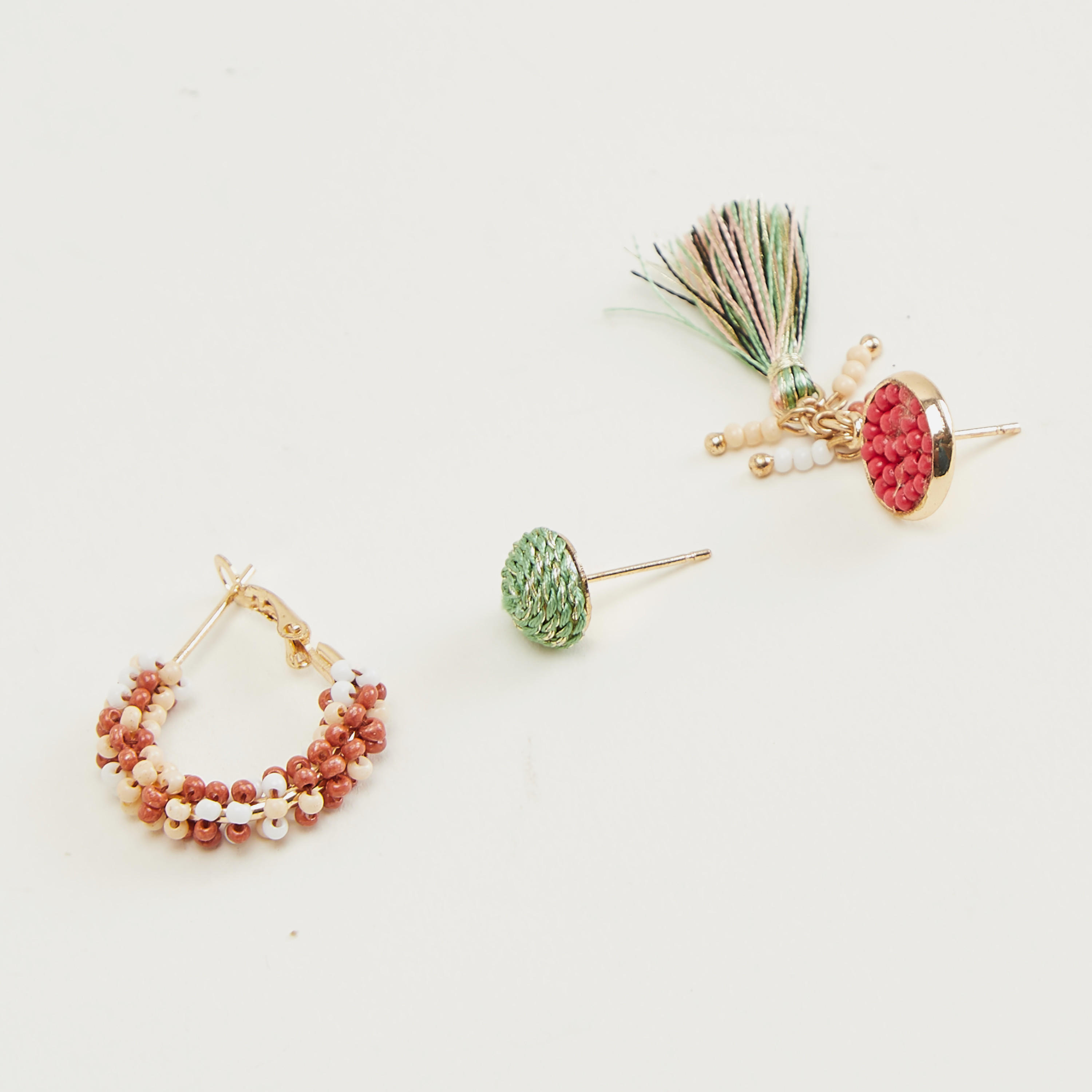 Set of 3 - Assorted Embellished Earrings Set-women-watchesandjewellery-jewellery-earrings-image-4