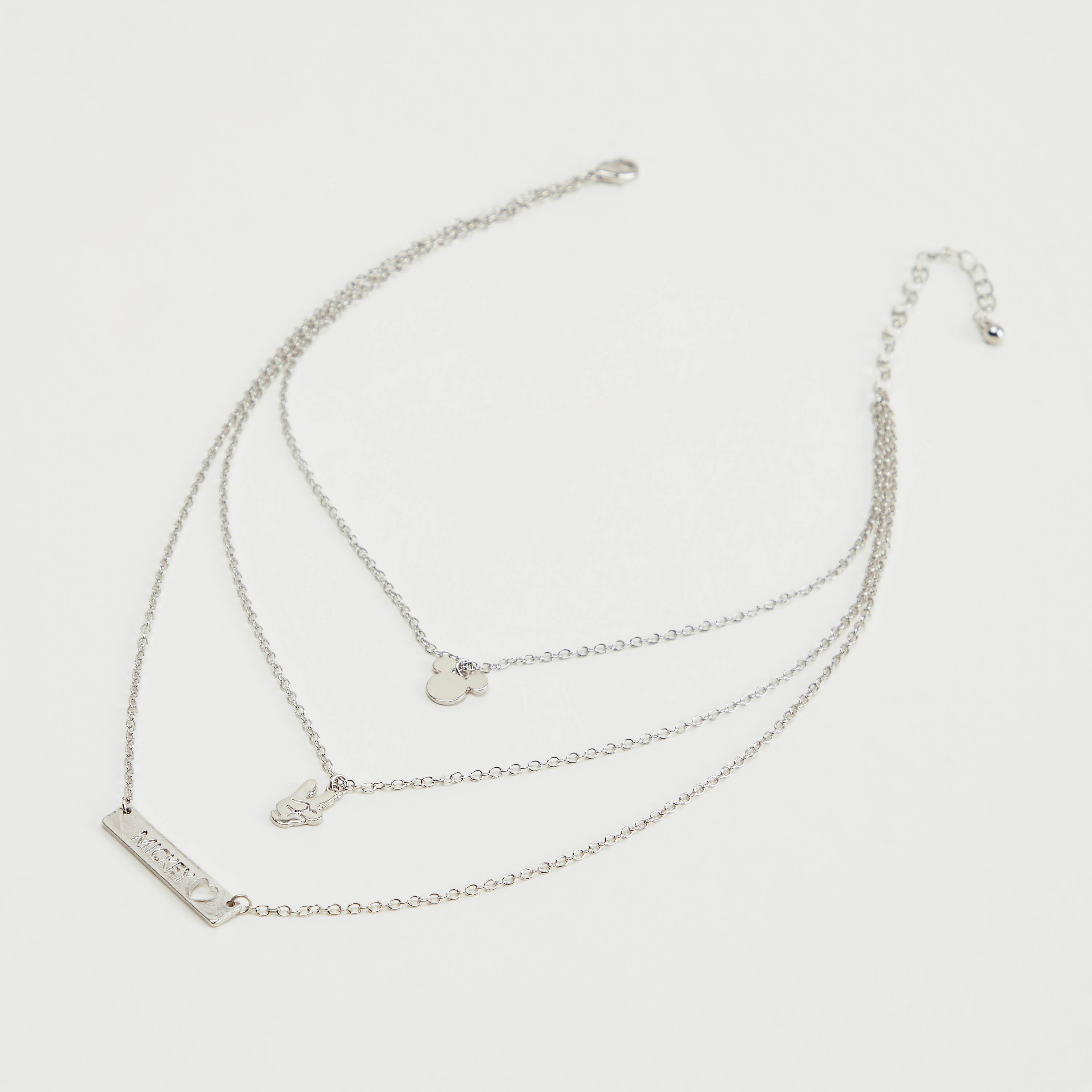 عقد بدلّاية متعدّدة الطبقات ودلّاية ميكي ماوس ومشبك للإغلاق-women-watchesandjewellery-jewellery-necklacesandpendants-image-1