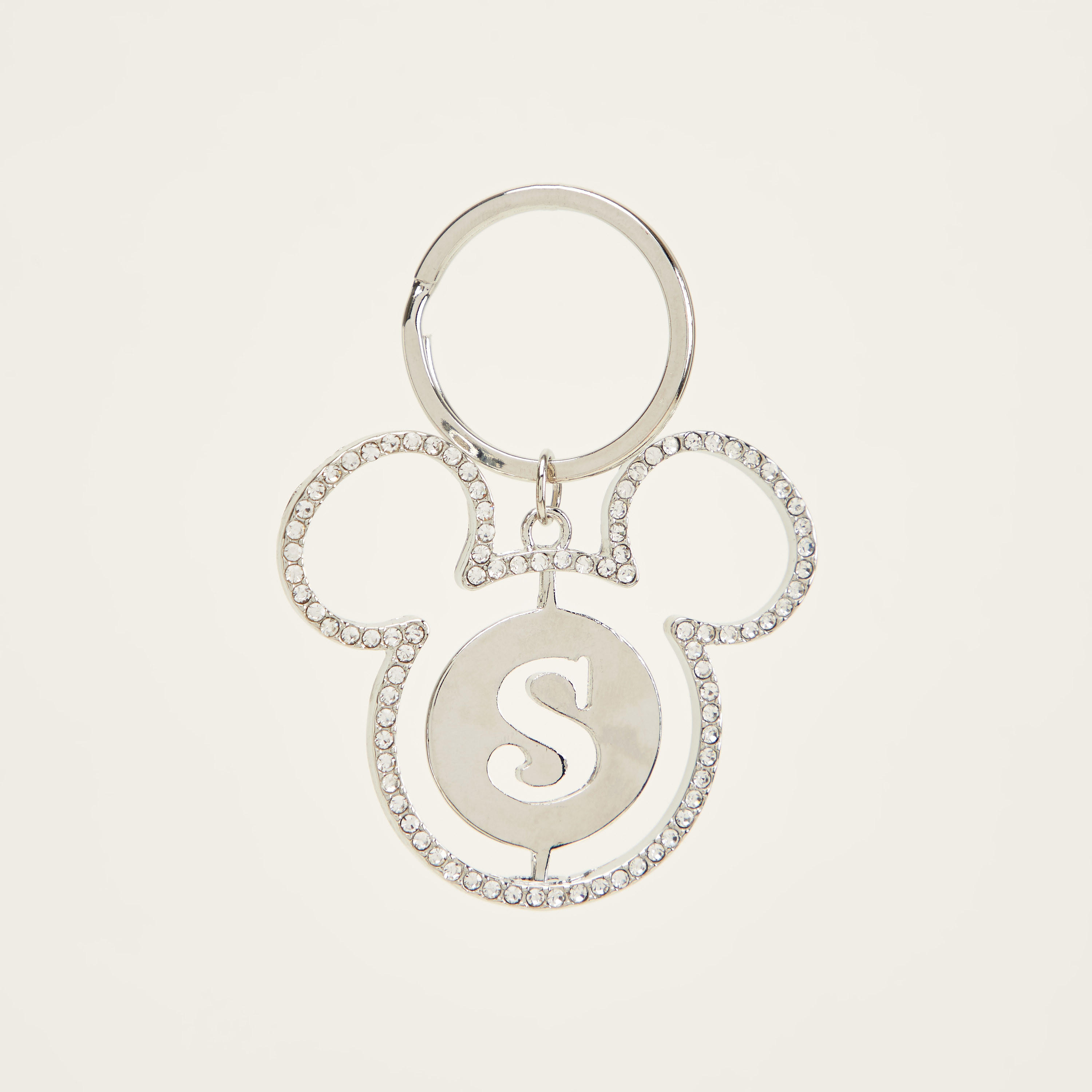 سلسلة مفاتيح بزينة حرف أس وشكل ميكي ماوس-women-clothingaccessories-novelties-image-4