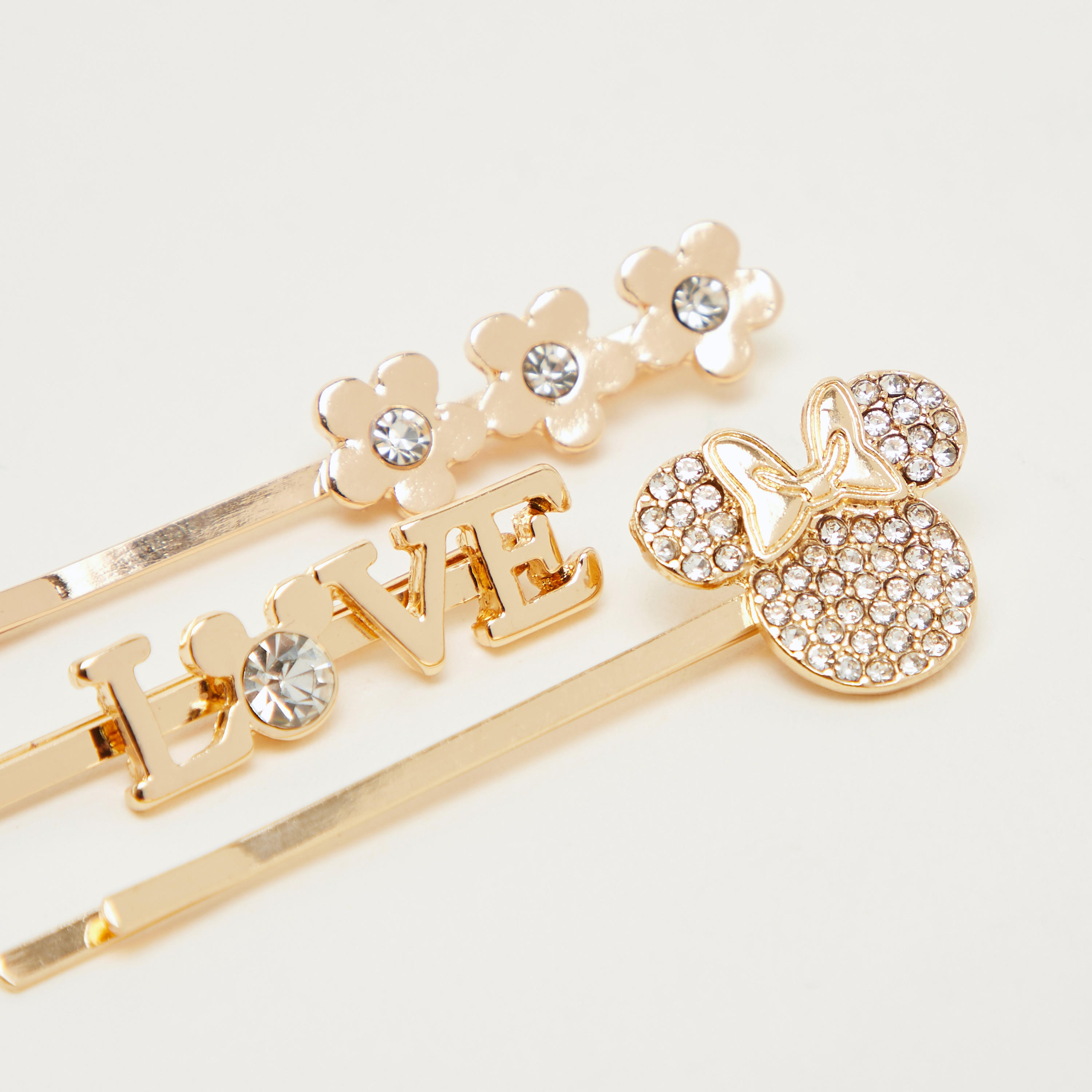 مشبك شعر مزخرف ميكي ماوس- طقم من 3 قطع-women-hairaccessories-image-2