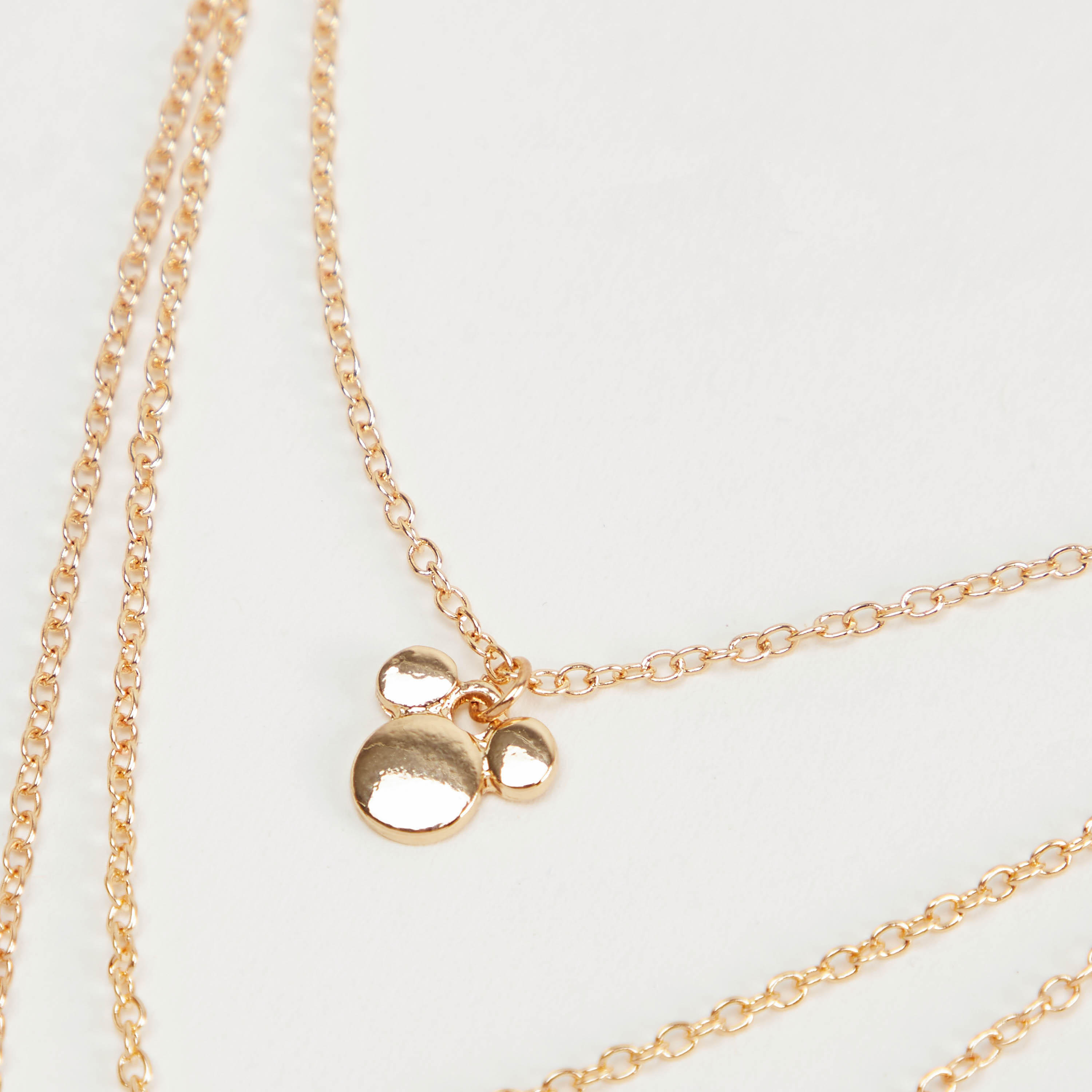 عقد بدلّاية متعدّدة الطبقات بتصميم ميكي أند ميني ماوس-women-watchesandjewellery-jewellery-necklacesandpendants-image-3