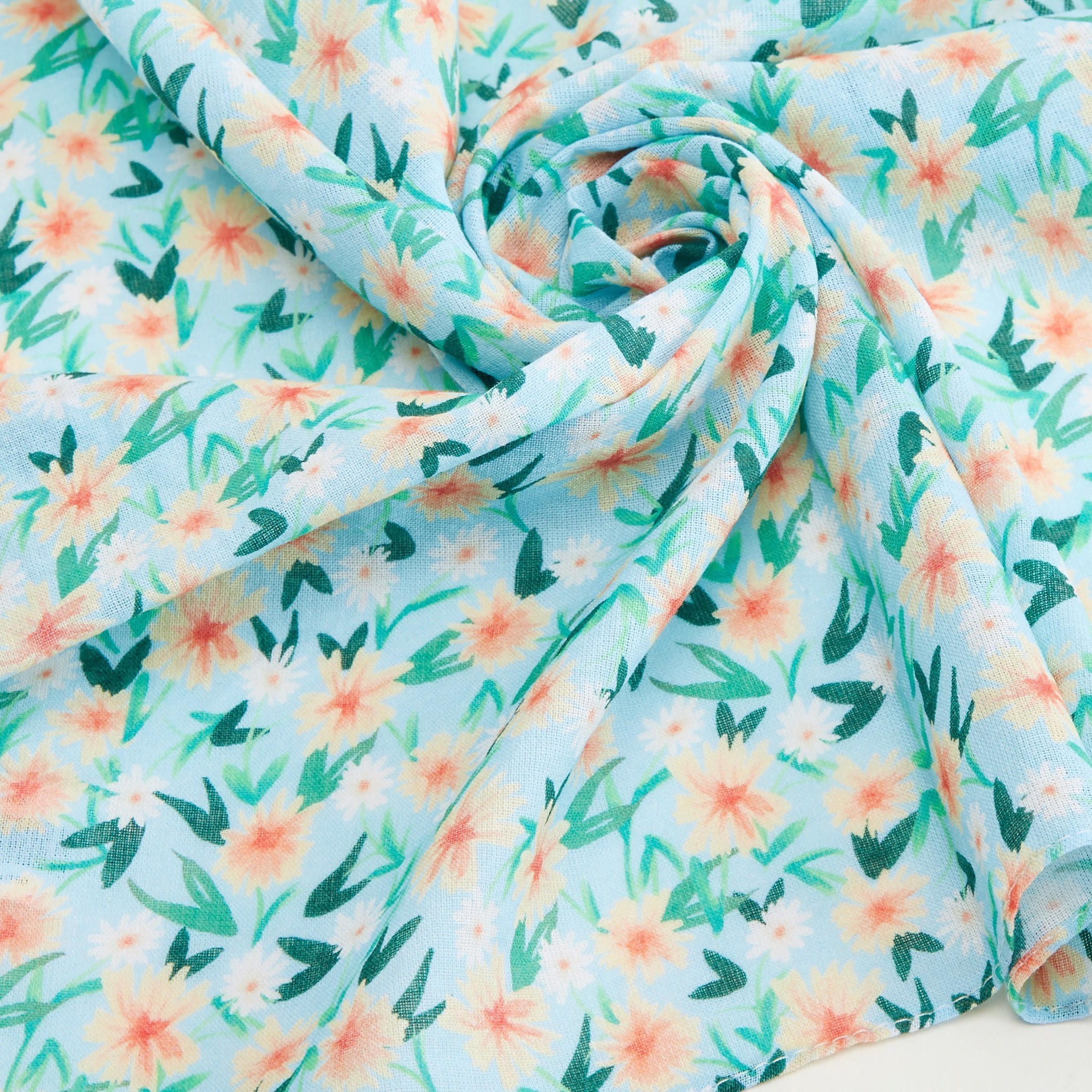 Floral Print Bandana-women-hairaccessories-image-5