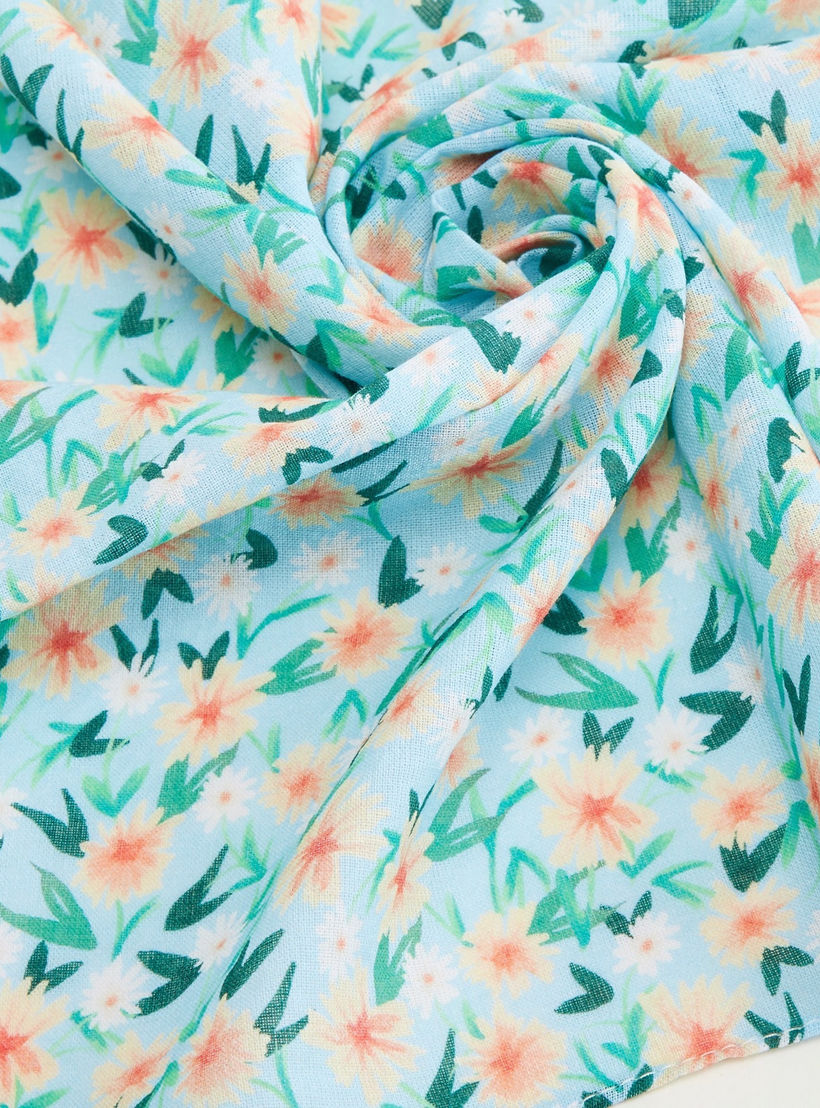 Floral Print Bandana-women-hairaccessories-image-5