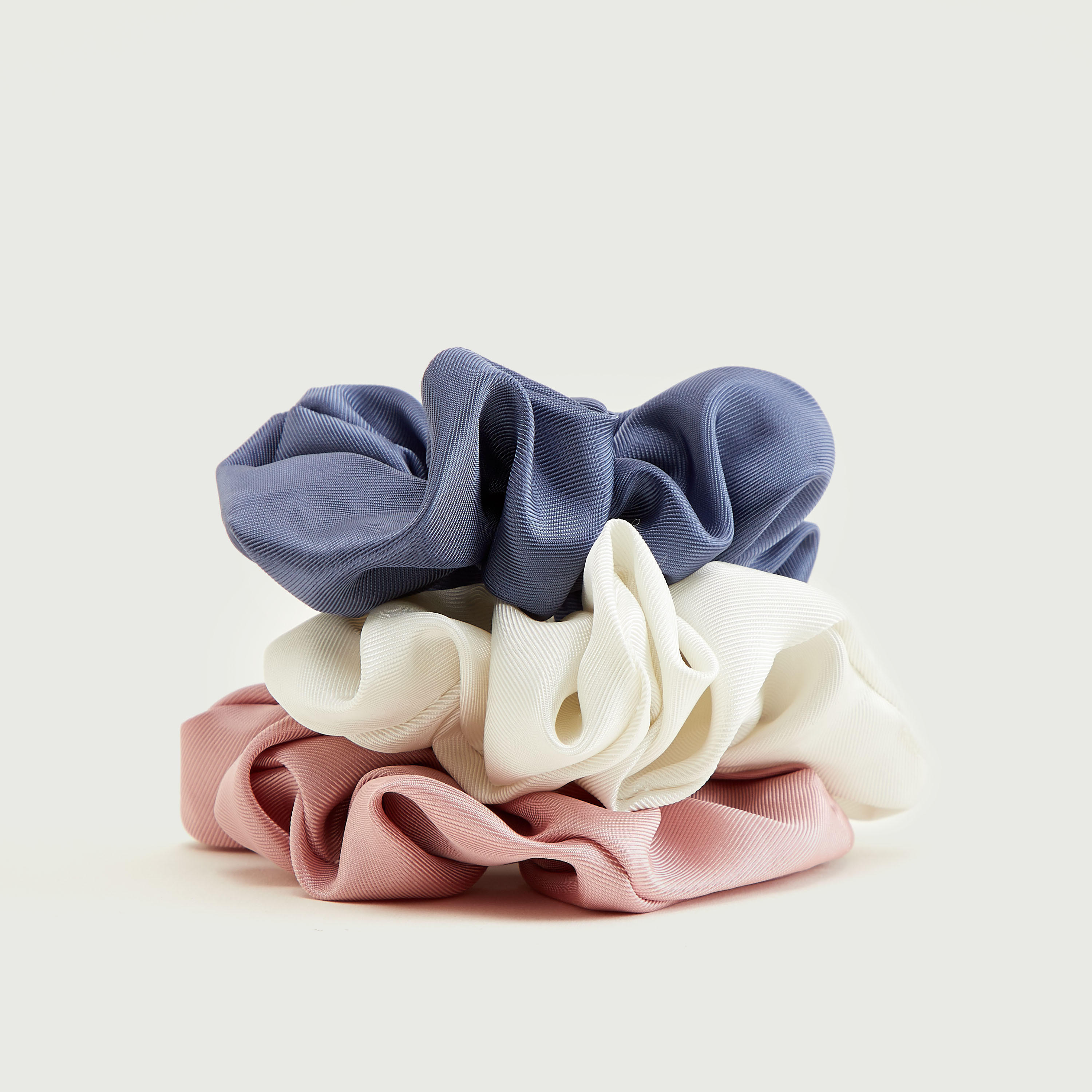 Set of 3 - Elasticated Fabric Hair Tie-women-hairaccessories-image-1