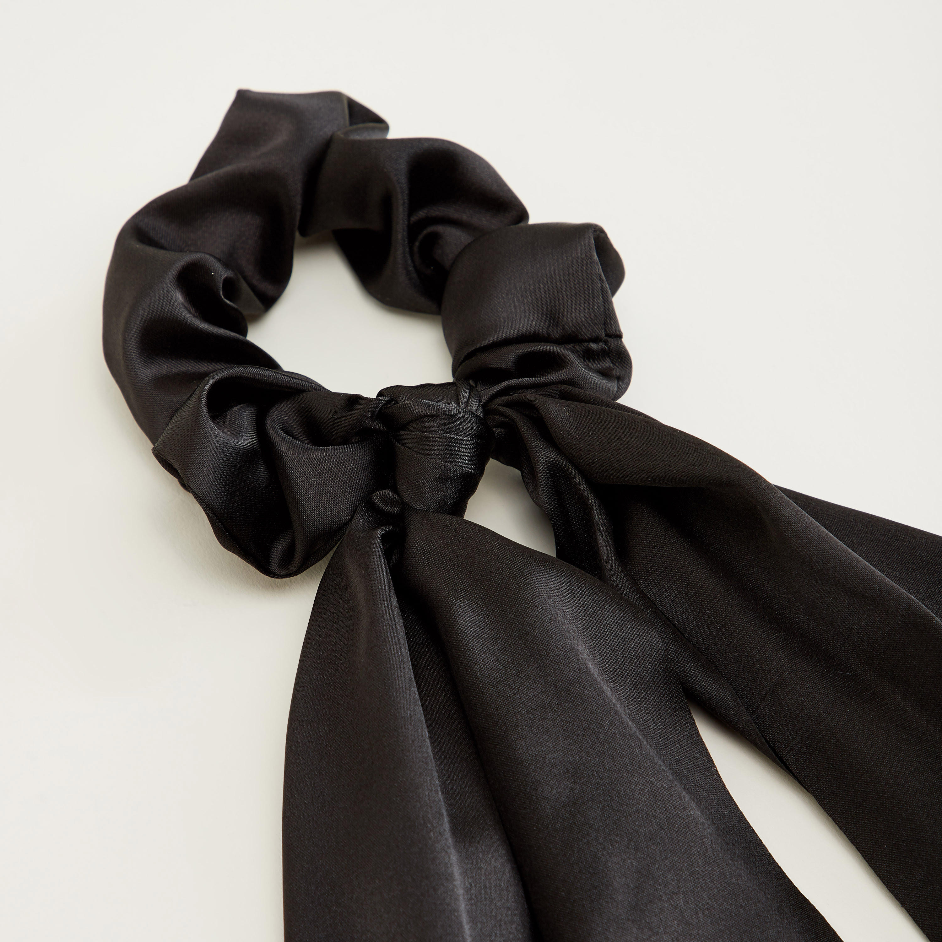 Elasticated Hair Tie with Long Bow-women-hairaccessories-image-2