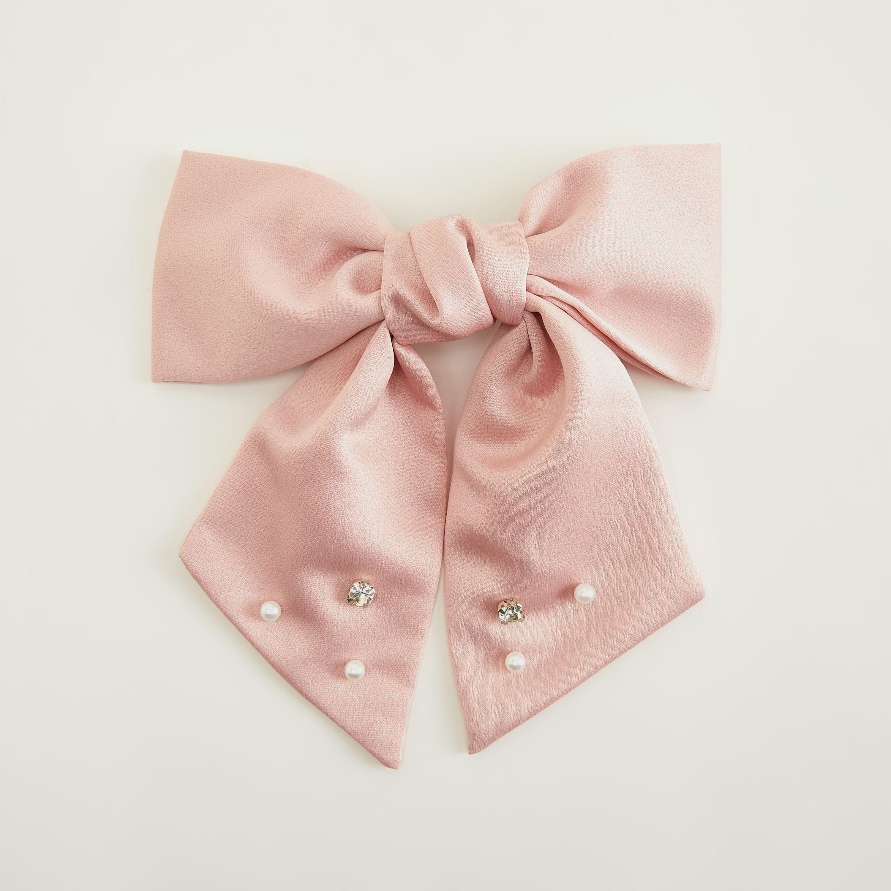 Embellished Bow Hair Clip-women-hairaccessories-image-1