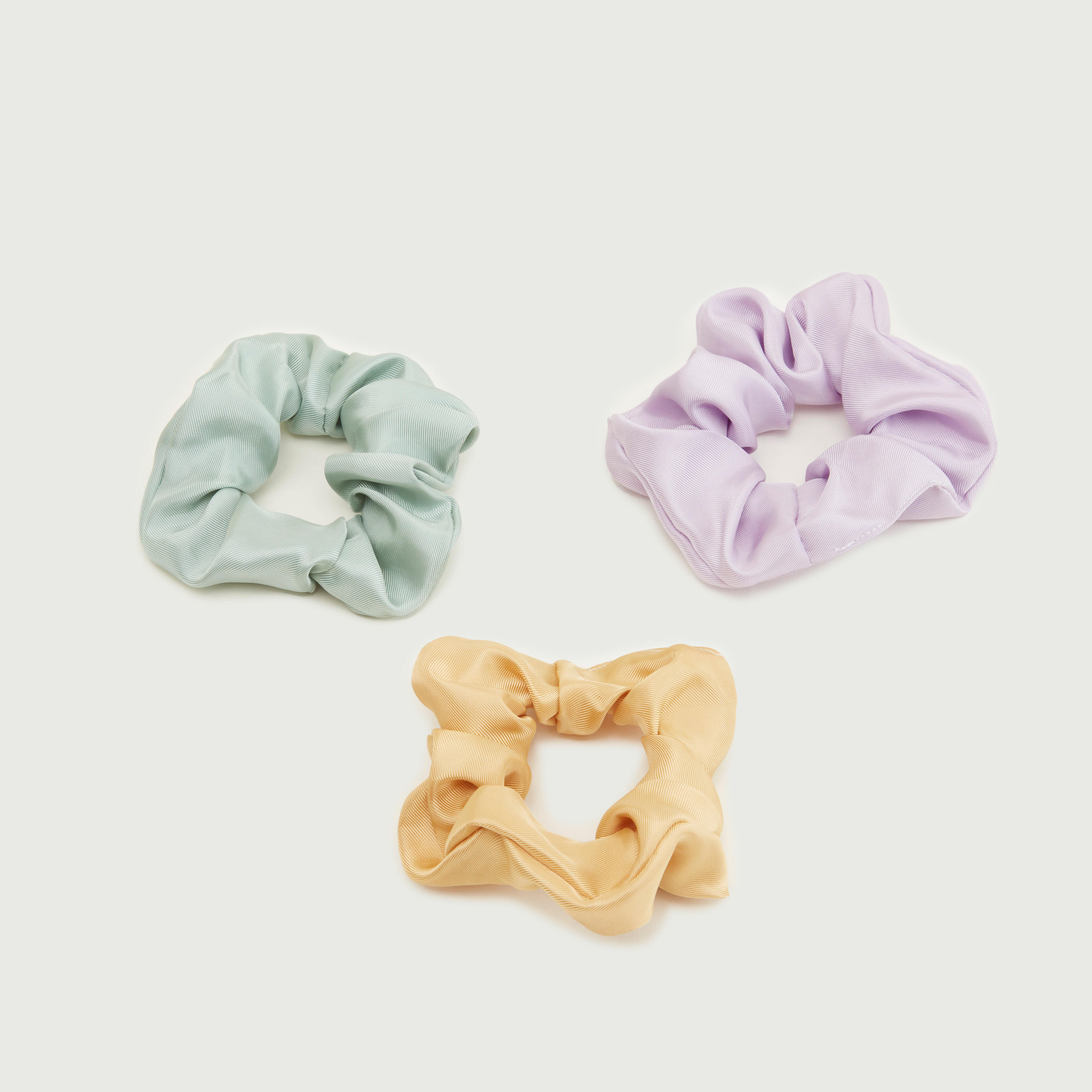 Set of 3 - Plain Elasticated Hair Tie-women-hairaccessories-image-1