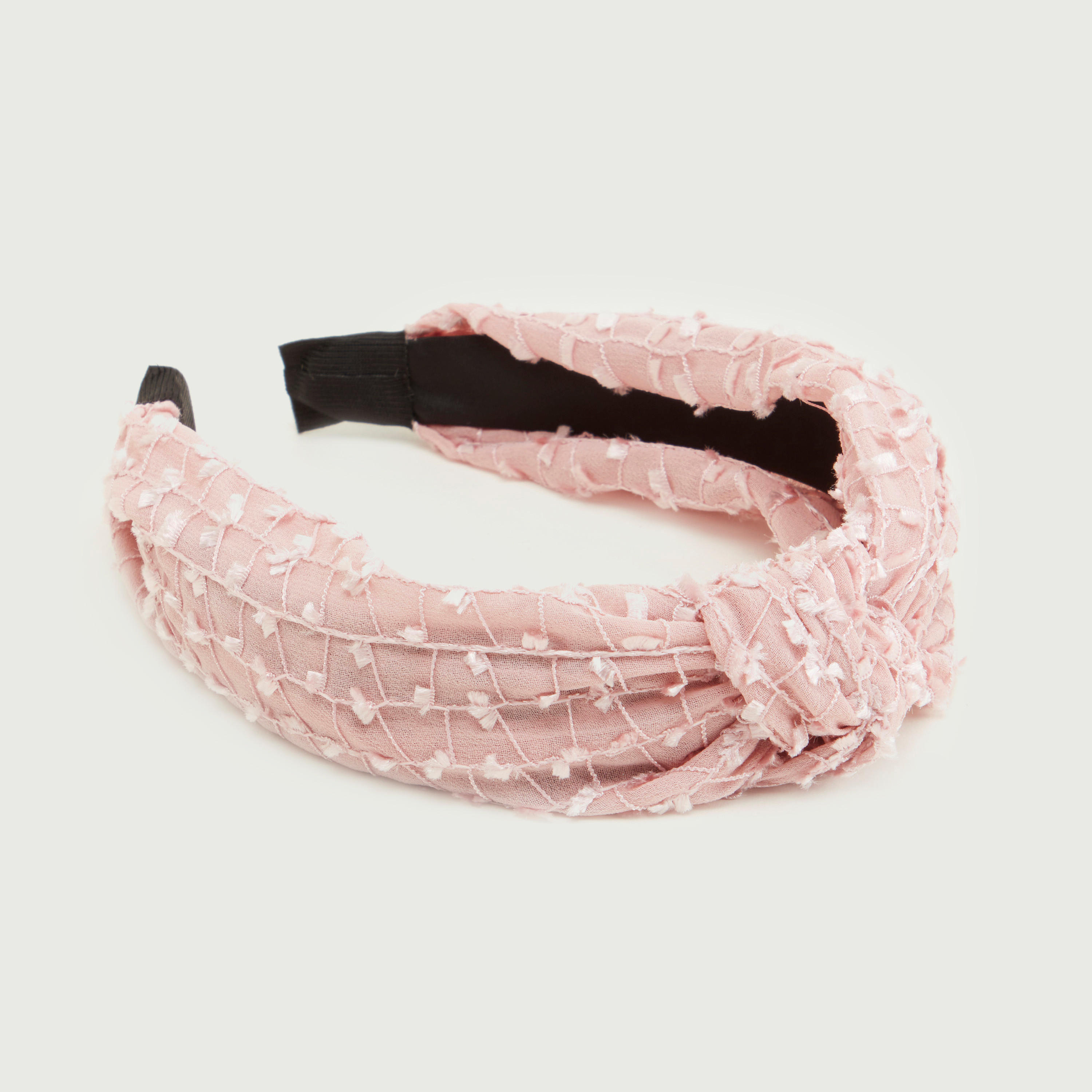 Textured Hair Band with Knot Detail-women-hairaccessories-image-1