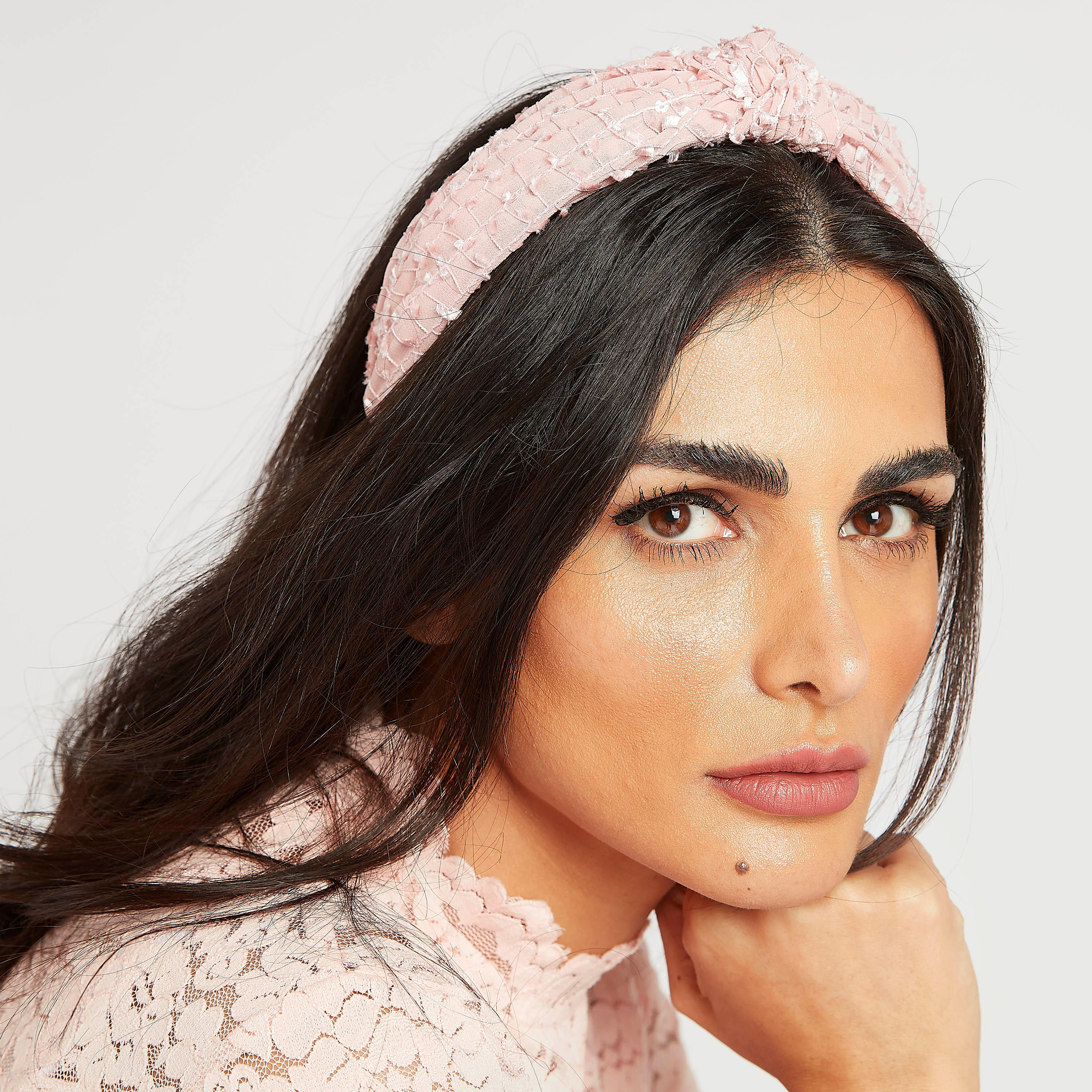 Textured Hair Band with Knot Detail-women-hairaccessories-image-2
