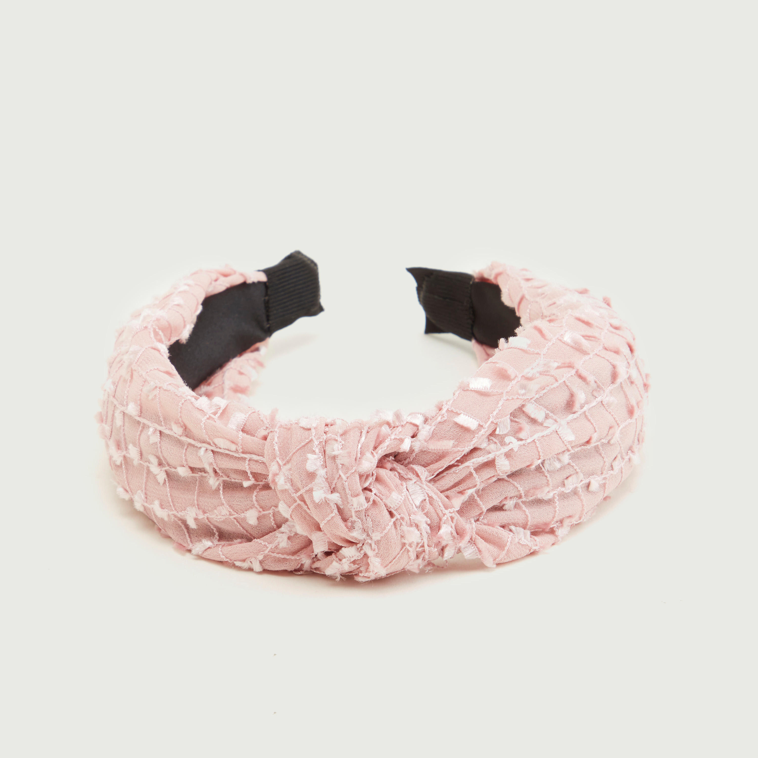 Textured Hair Band with Knot Detail-women-hairaccessories-image-4
