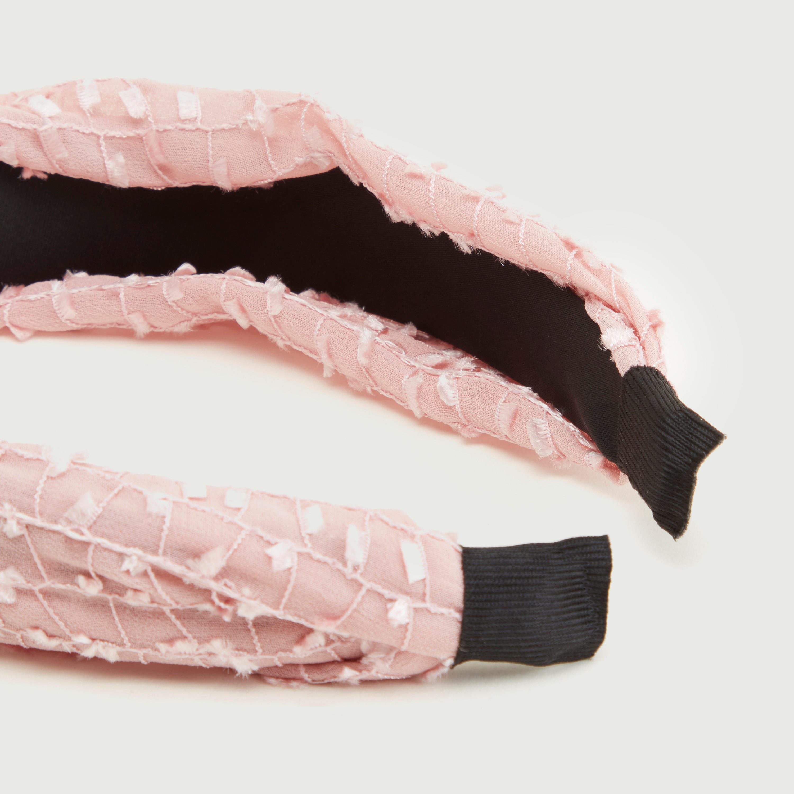 Textured Hair Band with Knot Detail-women-hairaccessories-image-5