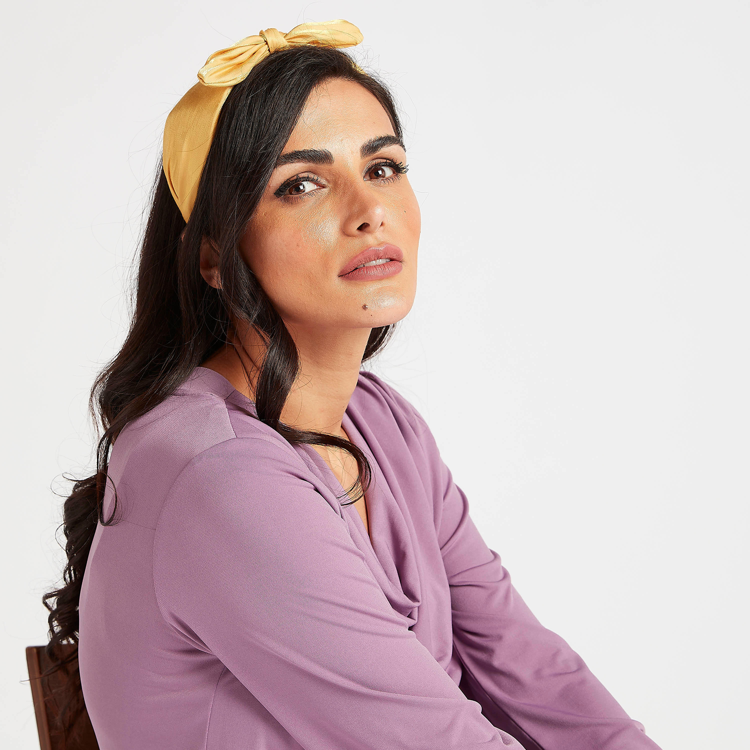 شريطة شعر سادة بتفاصيل عقدة-women-hairaccessories-image-2