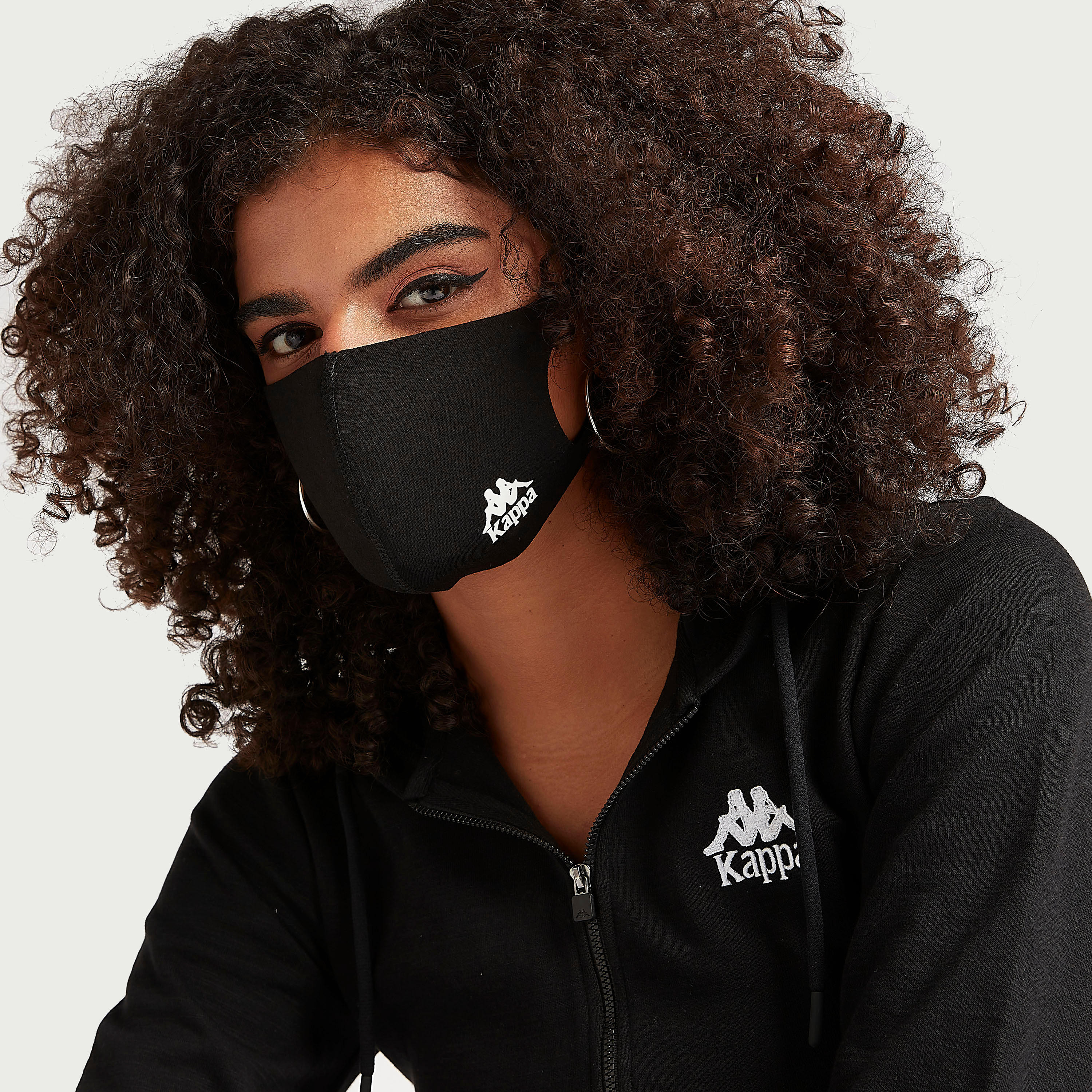 Kappa Printed Face Mask with Cutout Ear Loops-women-clothingaccessories-fashionmasks-image-2