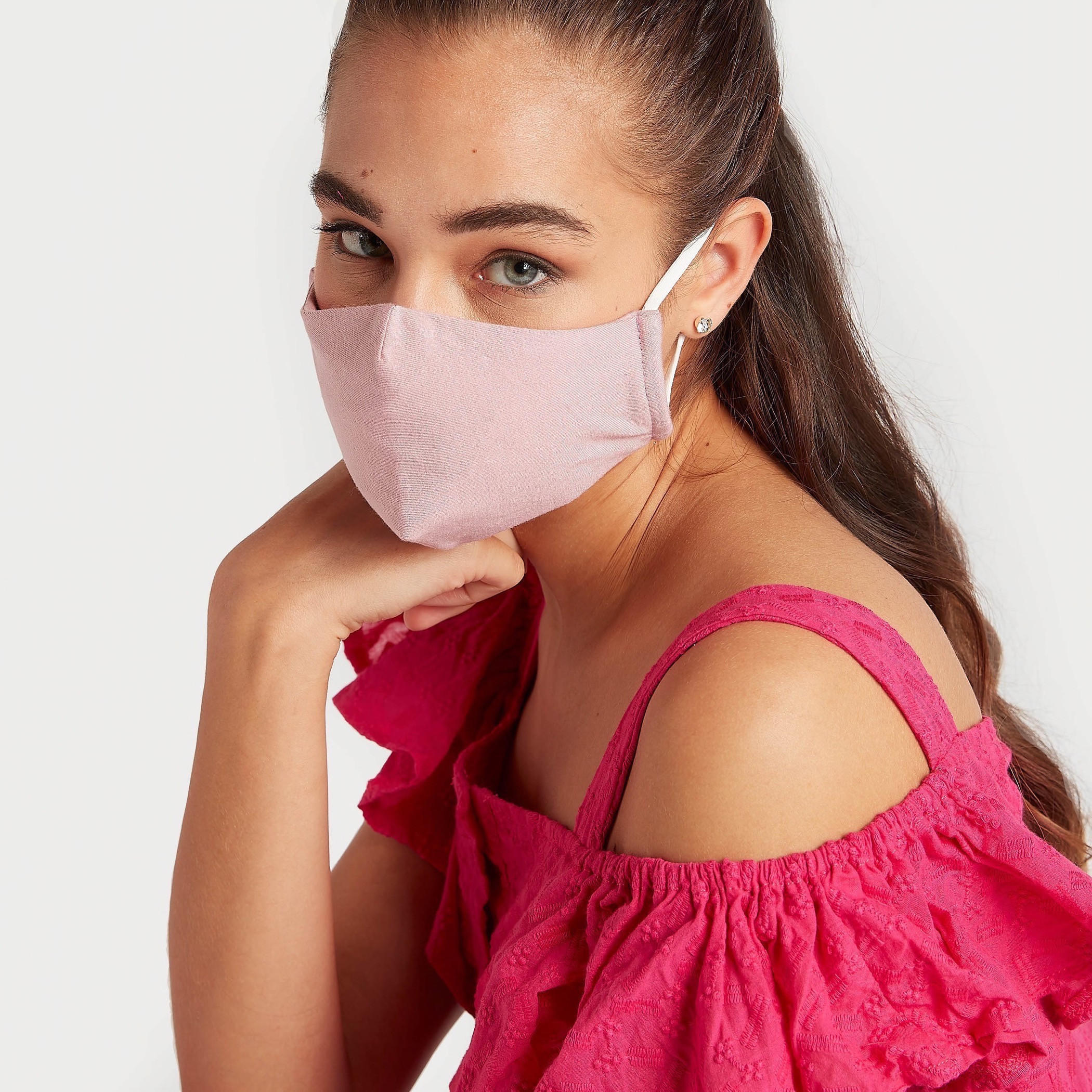 قناع وجه سادة مضاد للغبار بحلقات أذن مطاطية-women-clothingaccessories-fashionmasks-image-4