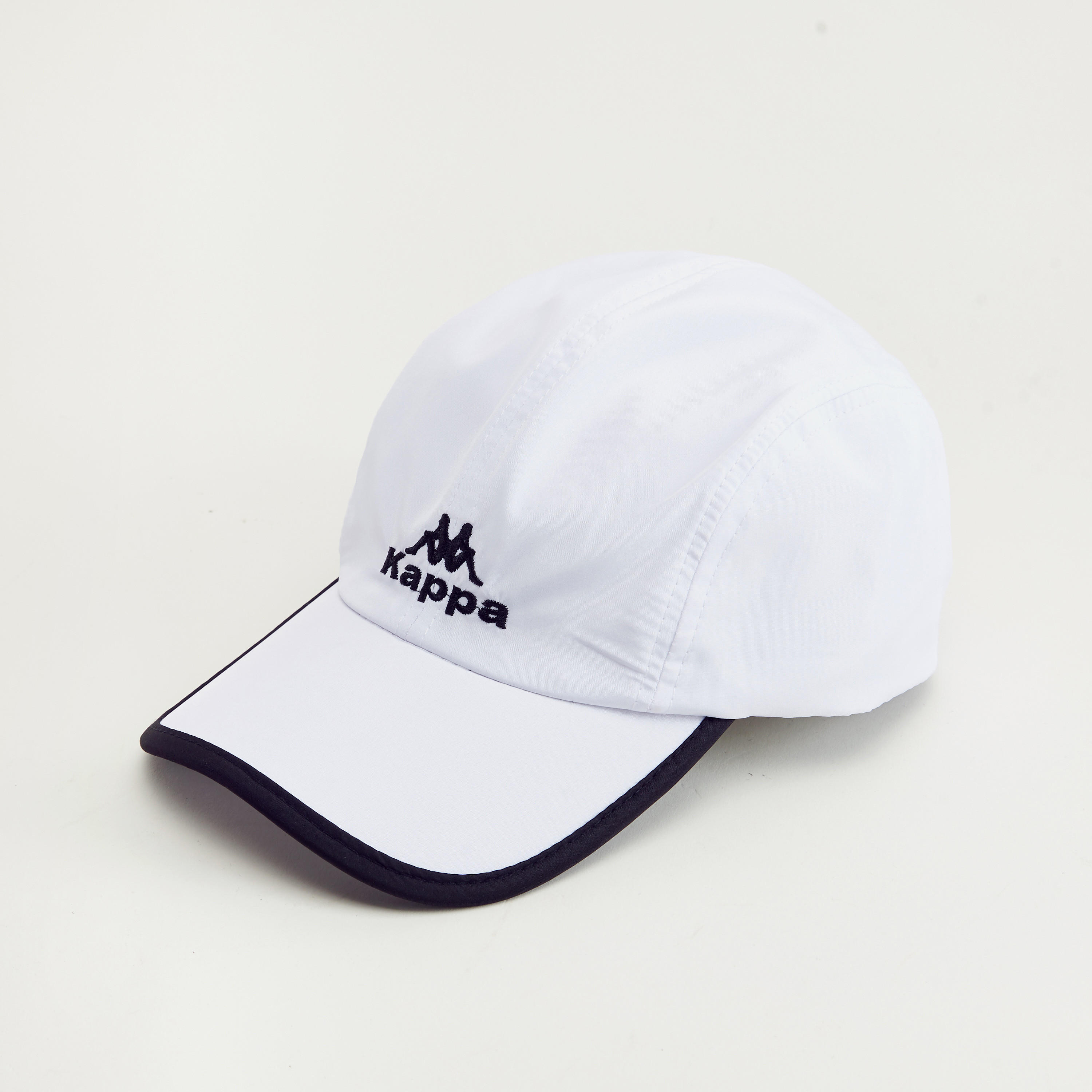 Kappa Embroidered Cap with Hook and Loop Strap Closure-women-clothingaccessories-capsandhats-image-1