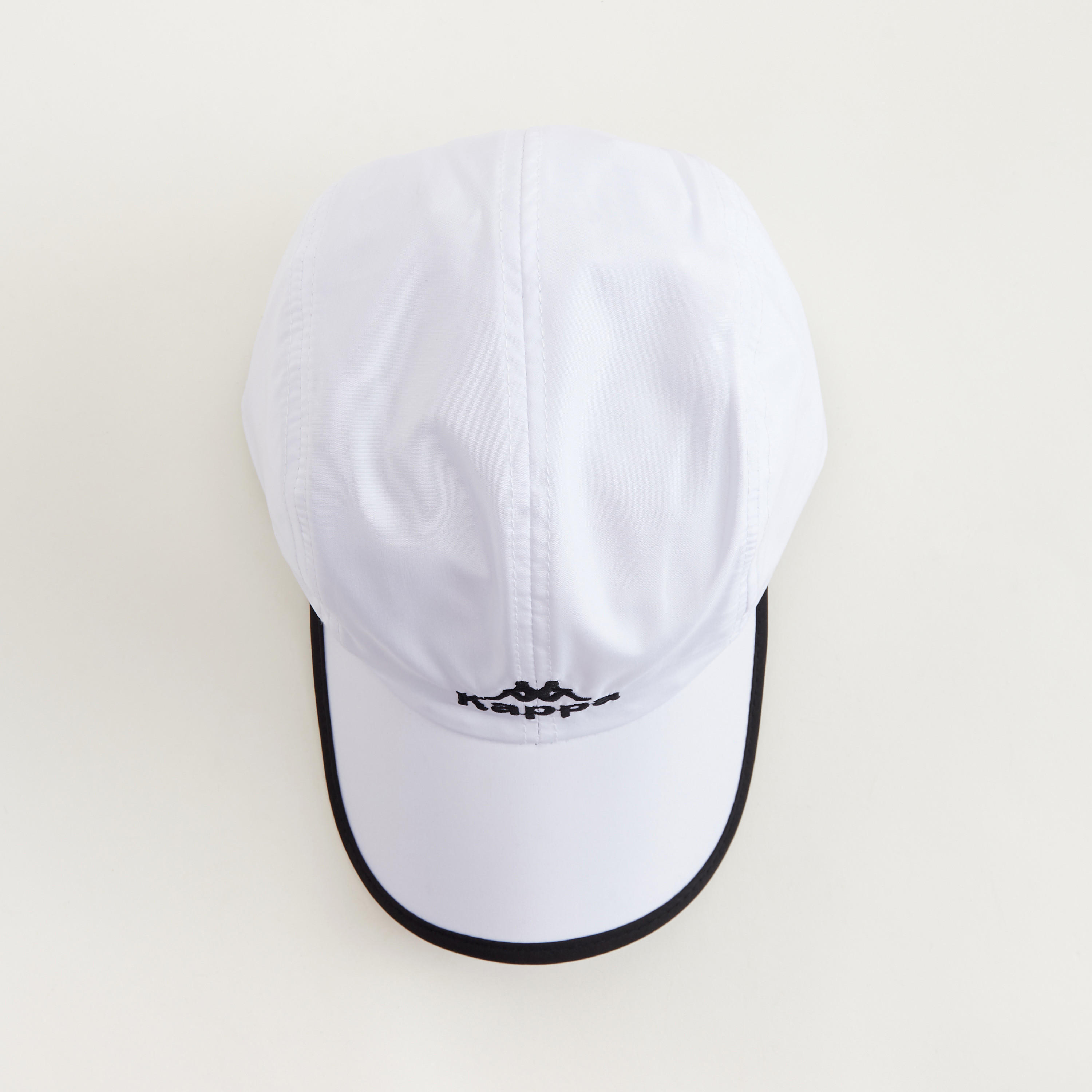 Kappa Embroidered Cap with Hook and Loop Strap Closure-women-clothingaccessories-capsandhats-image-3