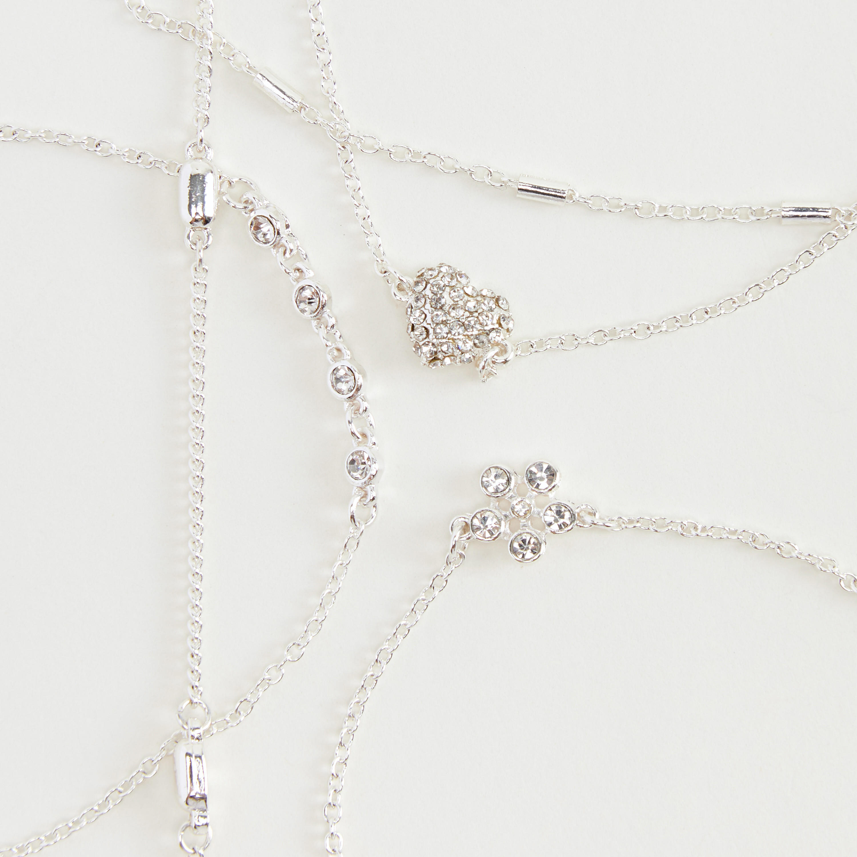 أساور مزيّنة بمشبك إغلاق - طقم من 5-women-watchesandjewellery-jewellery-banglesandbracelets-image-3