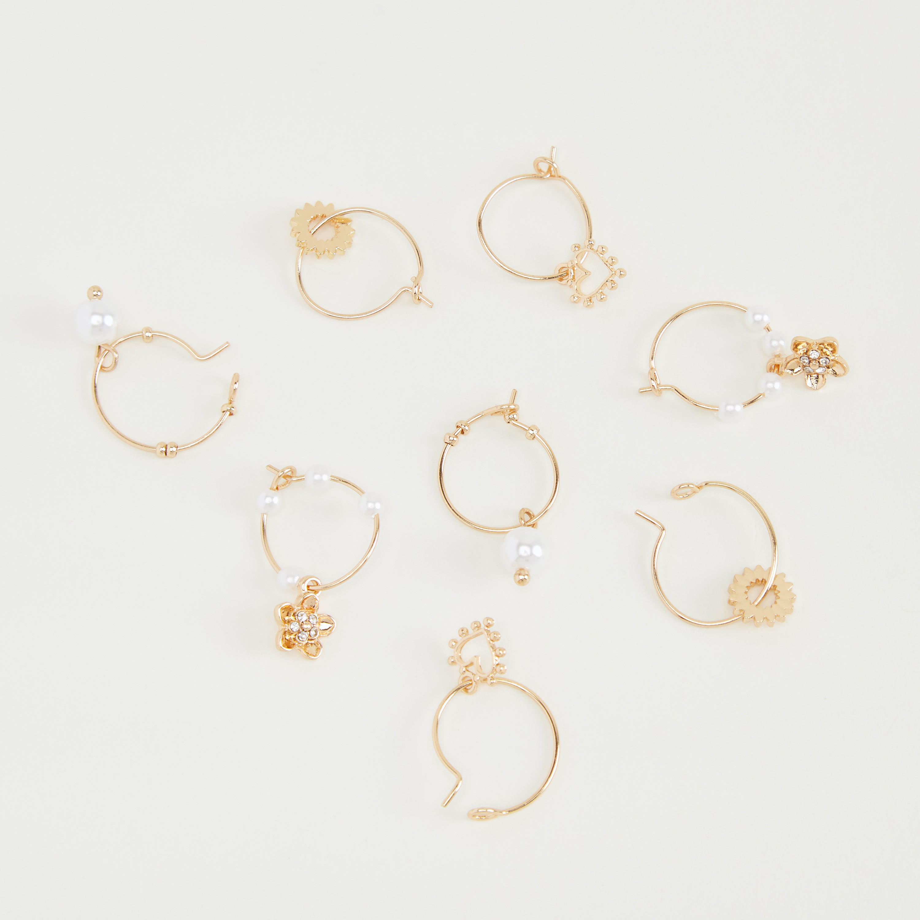 أقراط مزيّنة - طقم من 4 أزواج-women-watchesandjewellery-jewellery-earrings-image-4