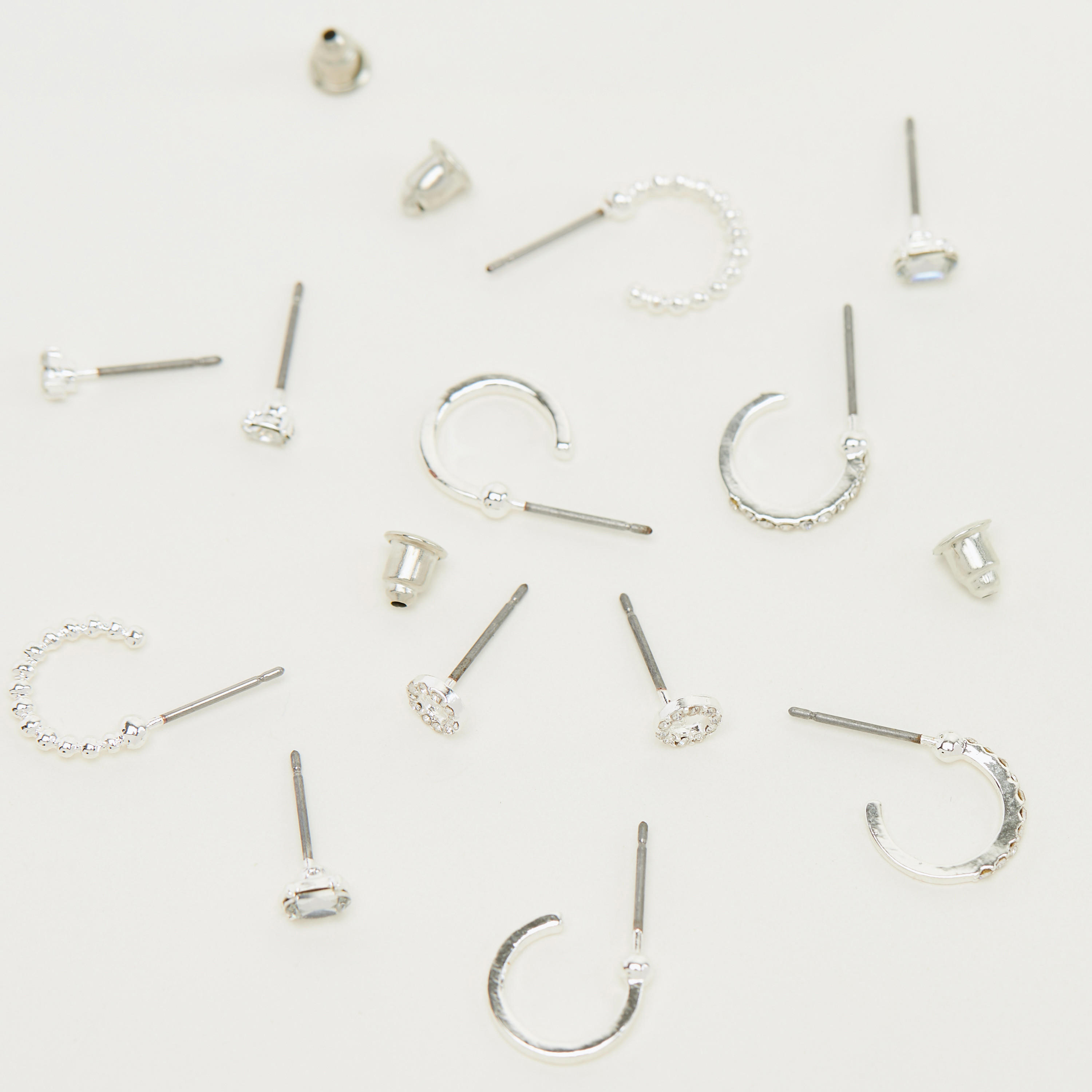 طقم حلقان مرصّعة بتزيينات من 6 قطع-women-watchesandjewellery-jewellery-earrings-image-2