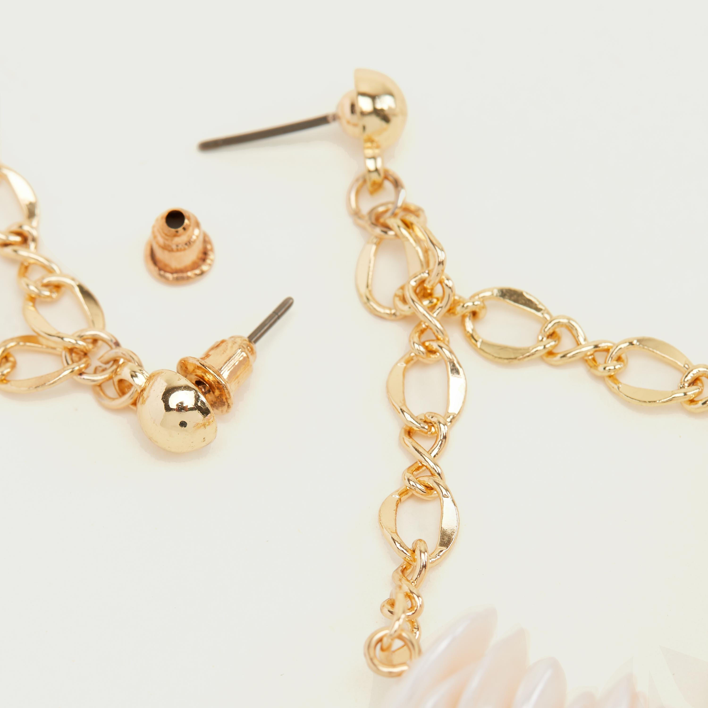 Embellished Dangler Earrings with Pushback Closure-women-watchesandjewellery-jewellery-earrings-image-4