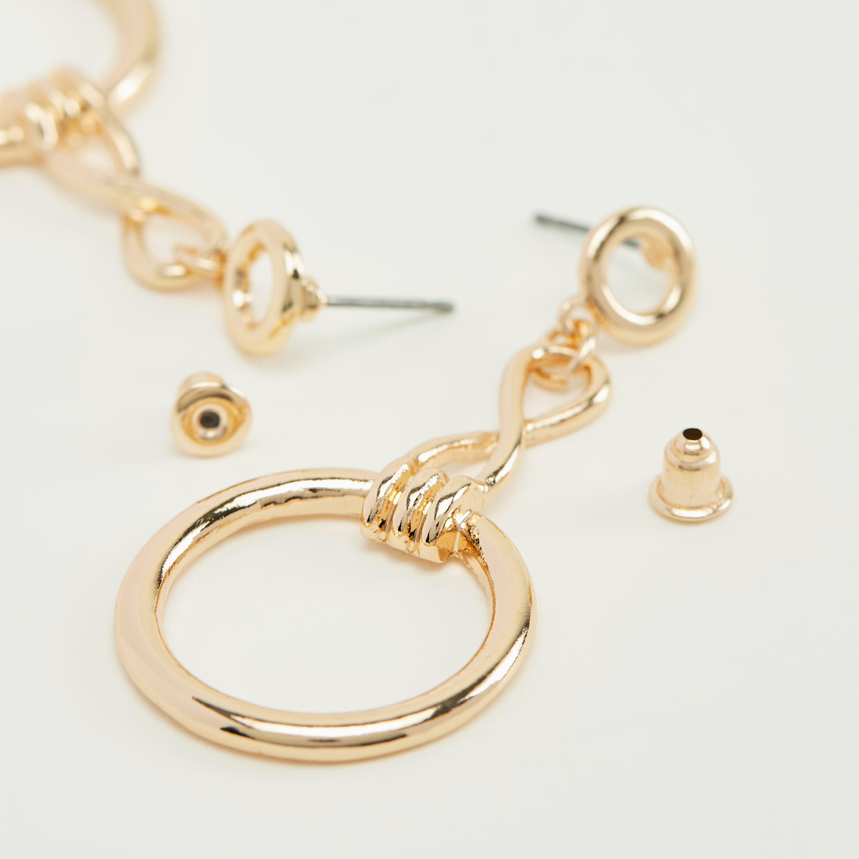 Embellished Dangler Earrings with Pushback Closure-women-watchesandjewellery-jewellery-earrings-image-5