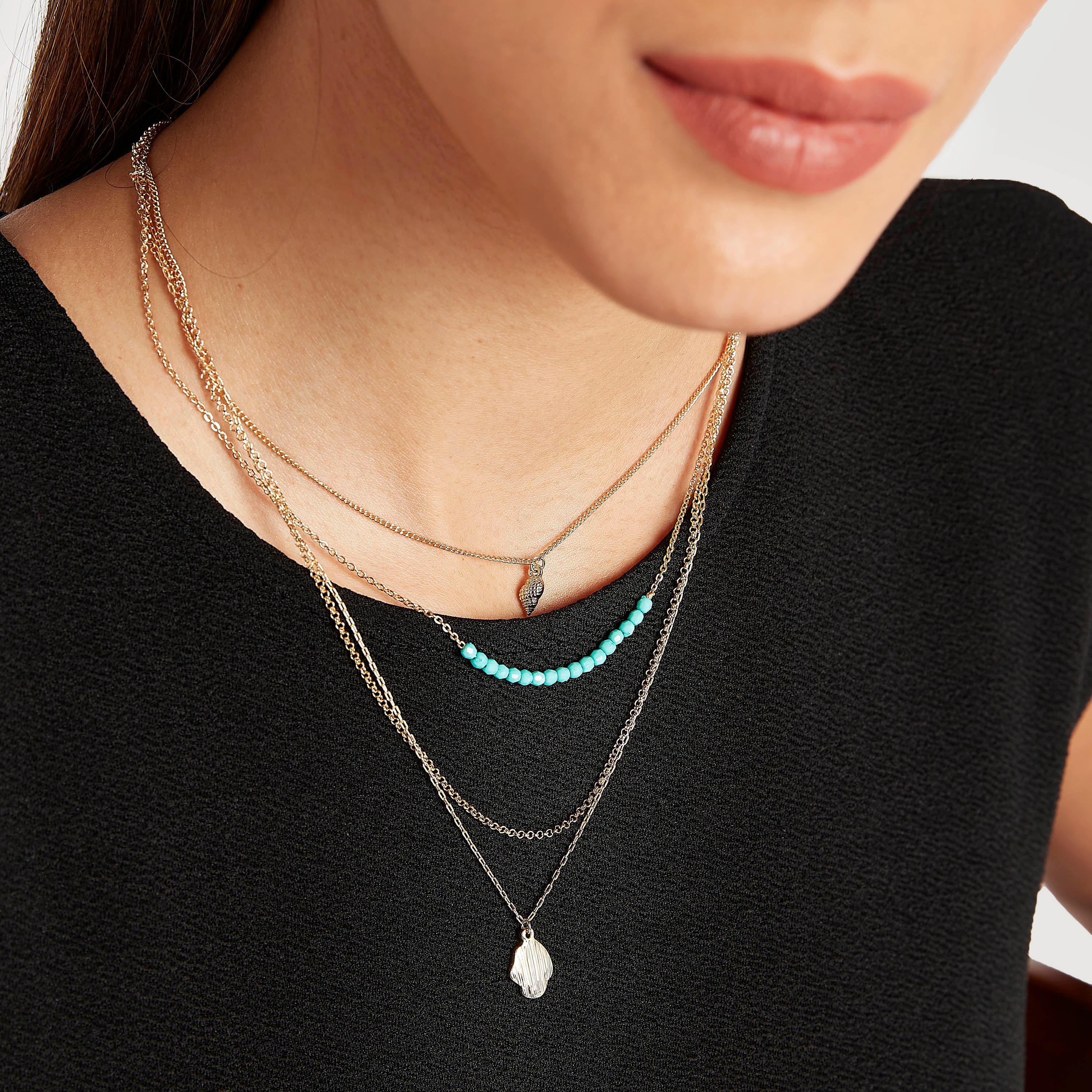Embellished Multi-Layered Necklace with Lobster Clasp-women-watchesandjewellery-jewellery-necklacesandpendants-image-2