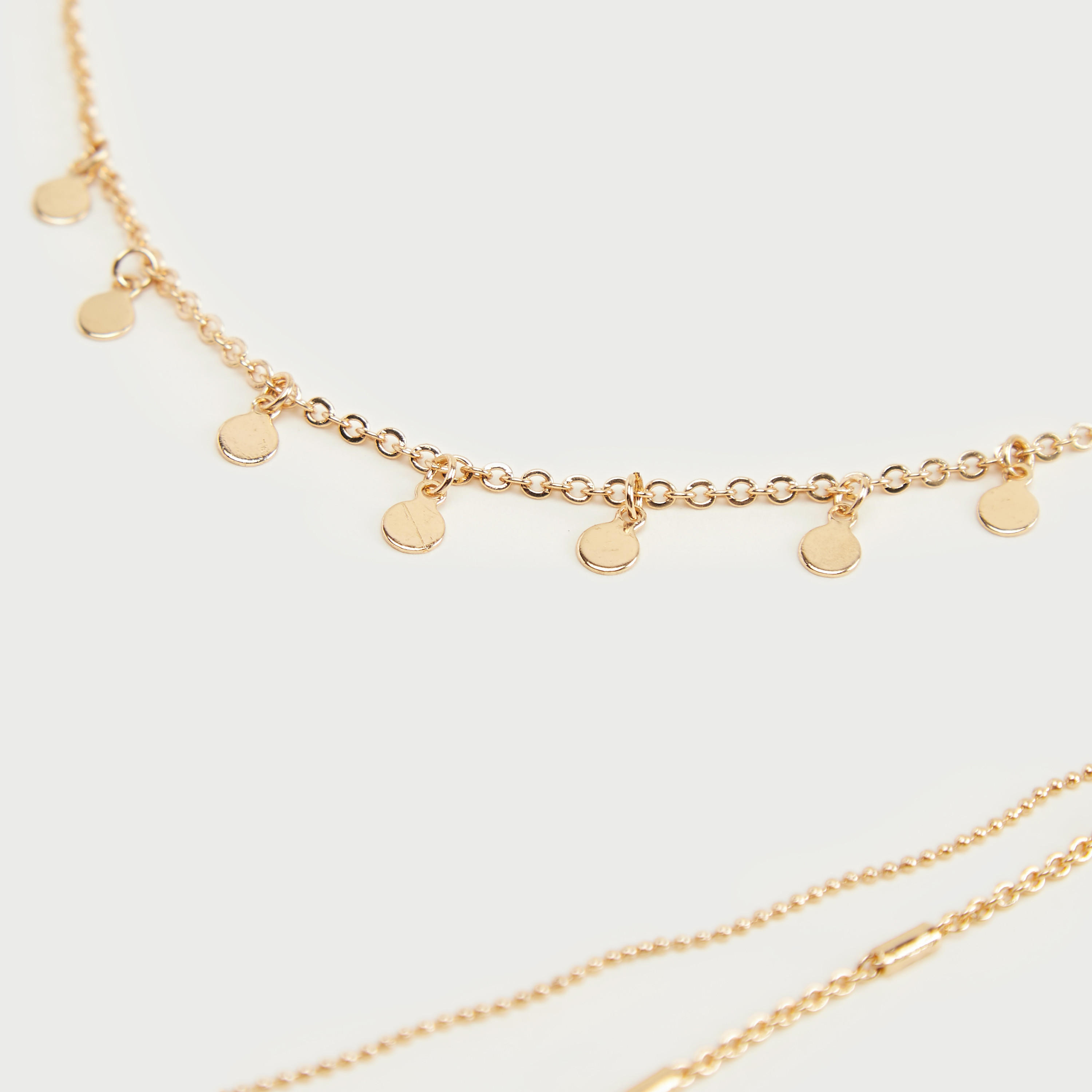 عقد بدلّاية مزينة متعدد الطبقات مع مشبك إغلاق-women-watchesandjewellery-jewellery-necklacesandpendants-image-4