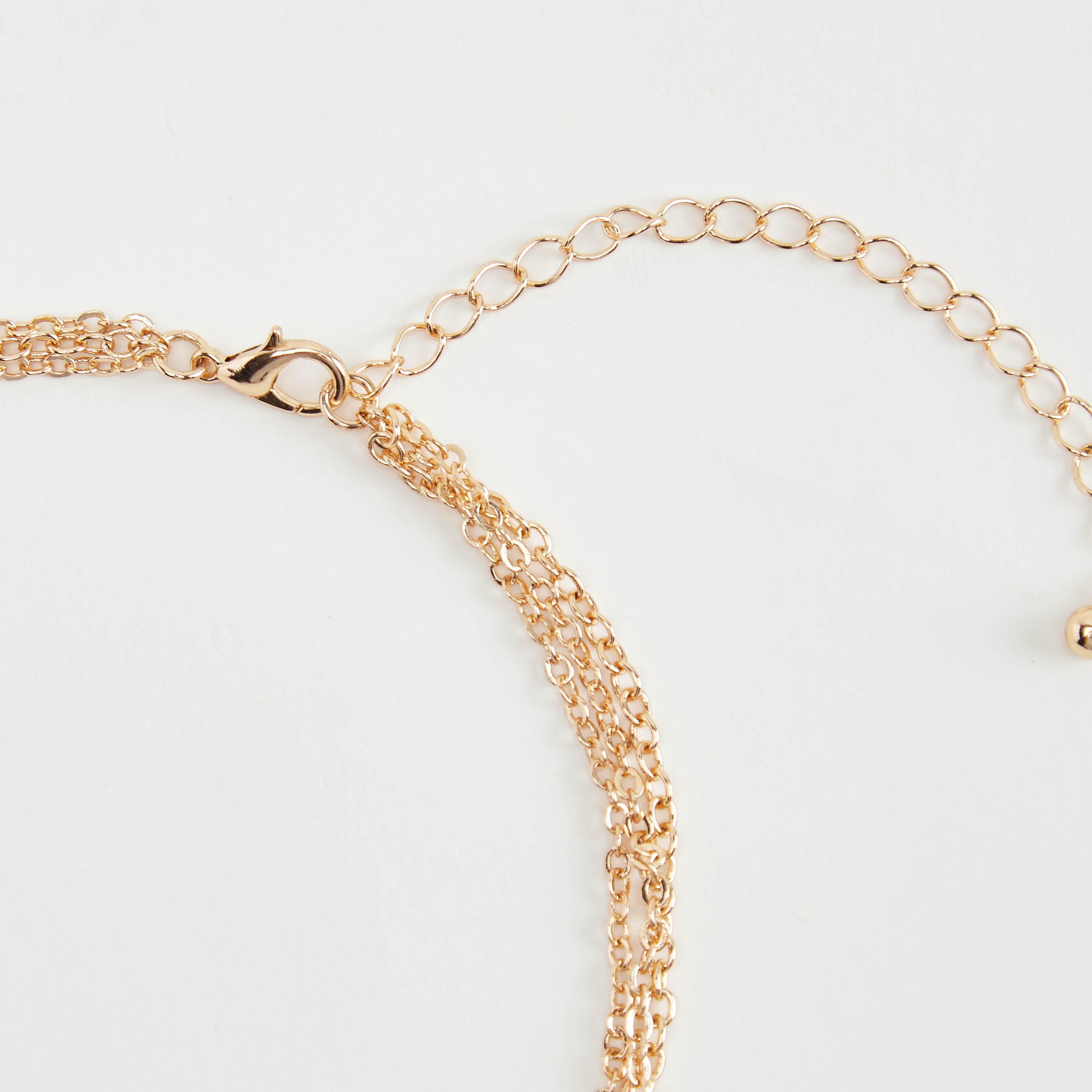 عقد مزيّن متعدّد الطبقات بمشبك إغلاق-women-watchesandjewellery-jewellery-necklacesandpendants-image-6