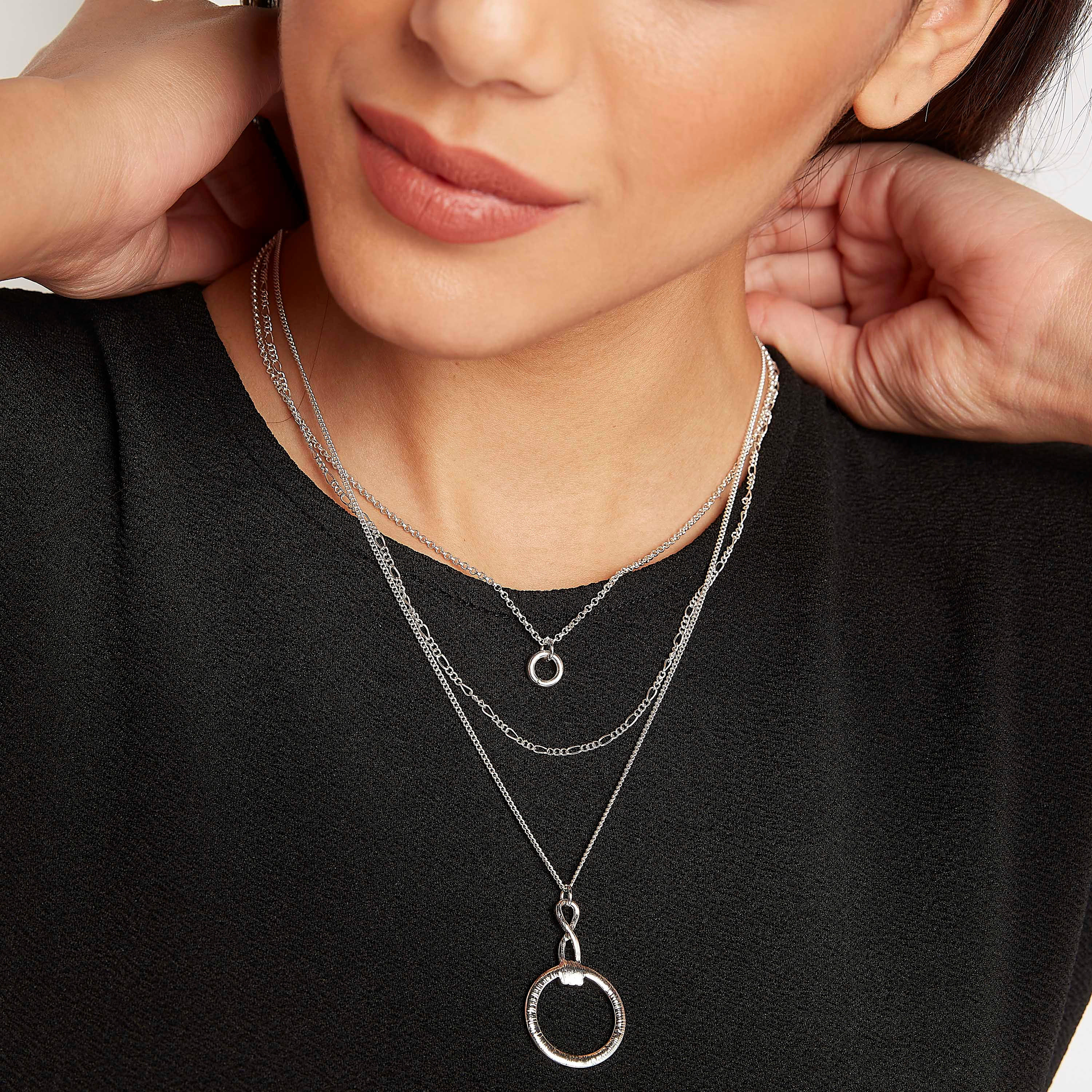 Embellished Multi-Layered Necklace with Lobster Clasp-women-watchesandjewellery-jewellery-necklacesandpendants-image-2