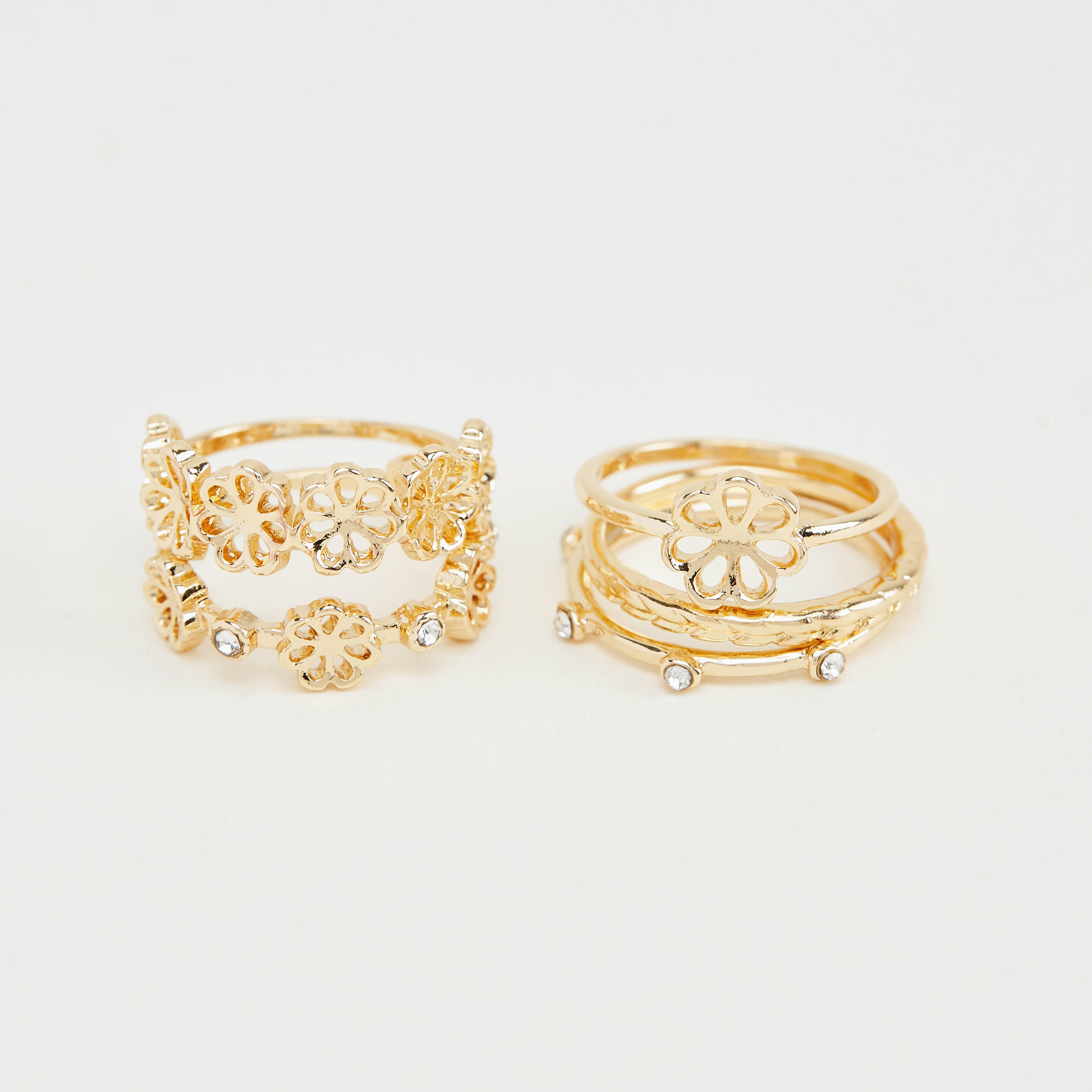 خواتم مزيّنة - طقم من 5 قطع-women-watchesandjewellery-jewellery-rings-image-5