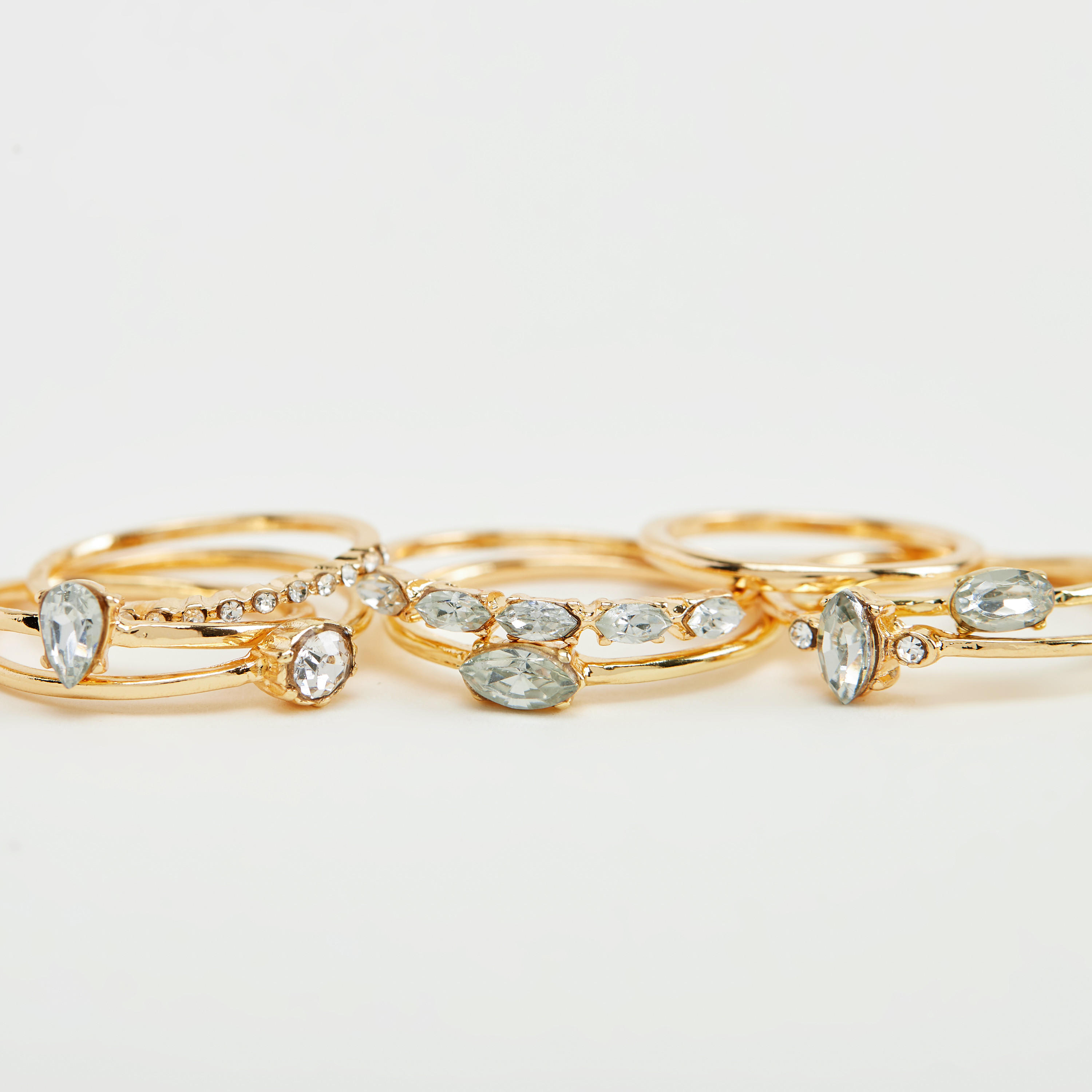 خواتم مزيّنة - طقم من 8 قطع-women-watchesandjewellery-jewellery-rings-image-5
