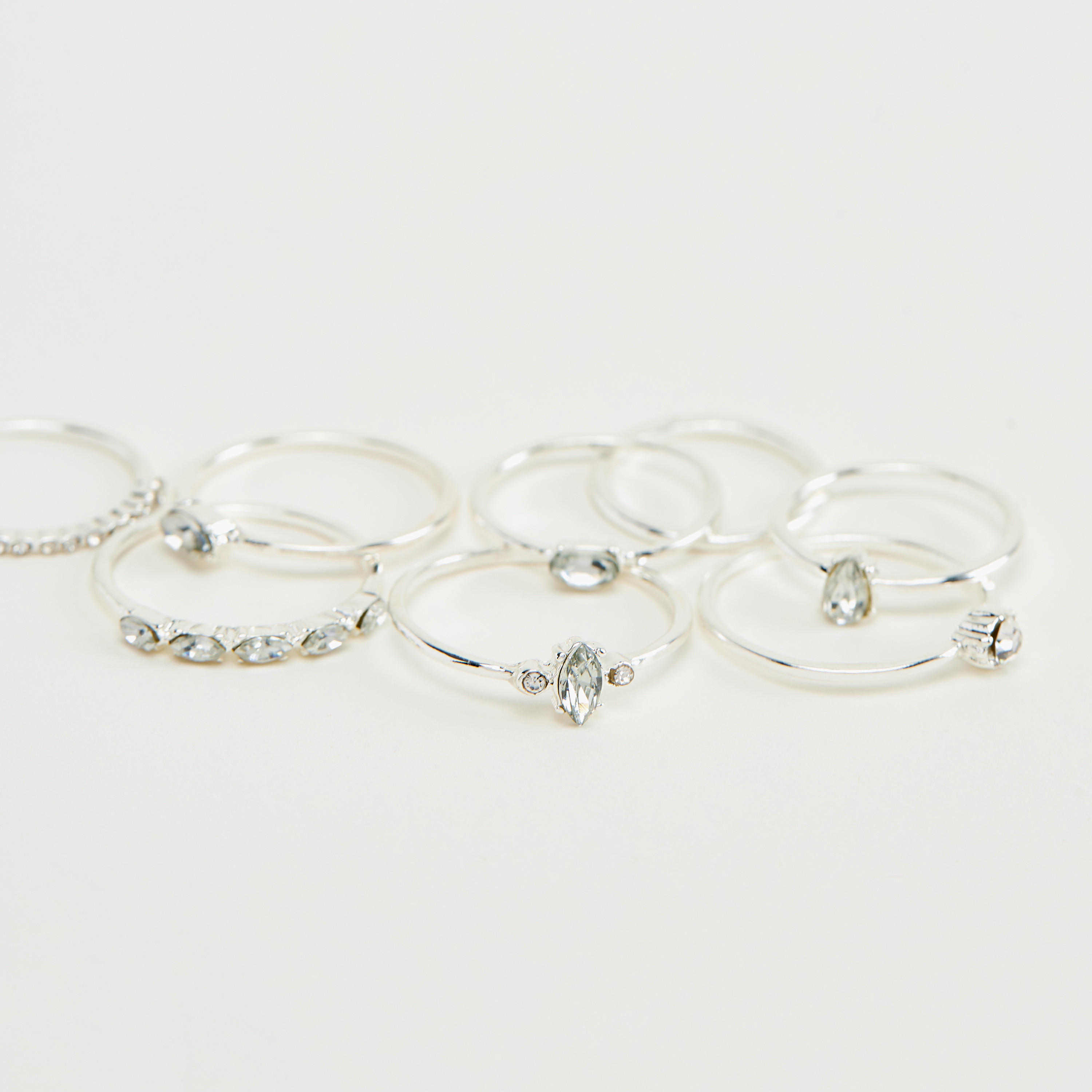 Set of 8 - Embellished Finger Ring-women-watchesandjewellery-jewellery-rings-image-4