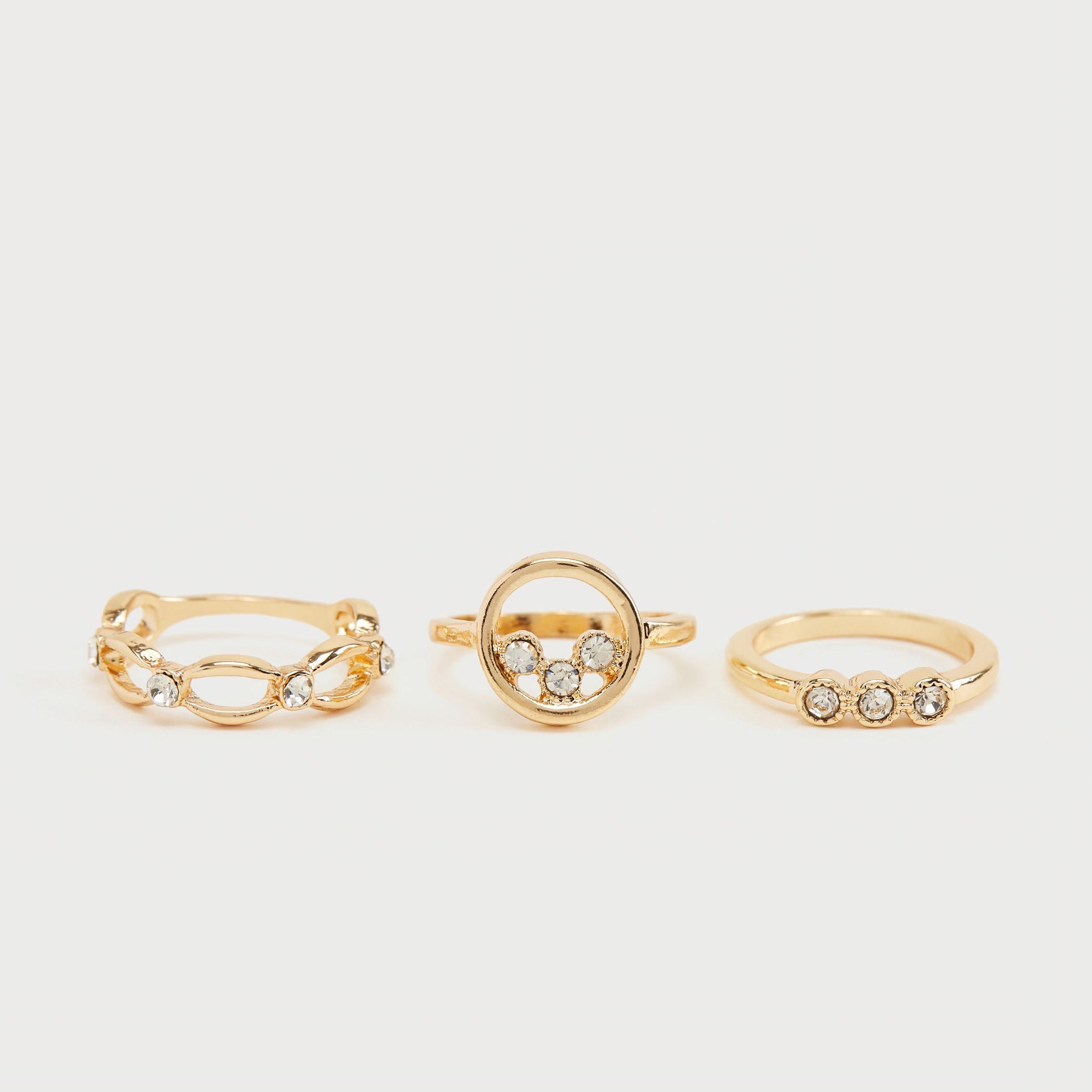 Set of 3 - Embellished Finger Ring-women-watchesandjewellery-jewellery-rings-image-1