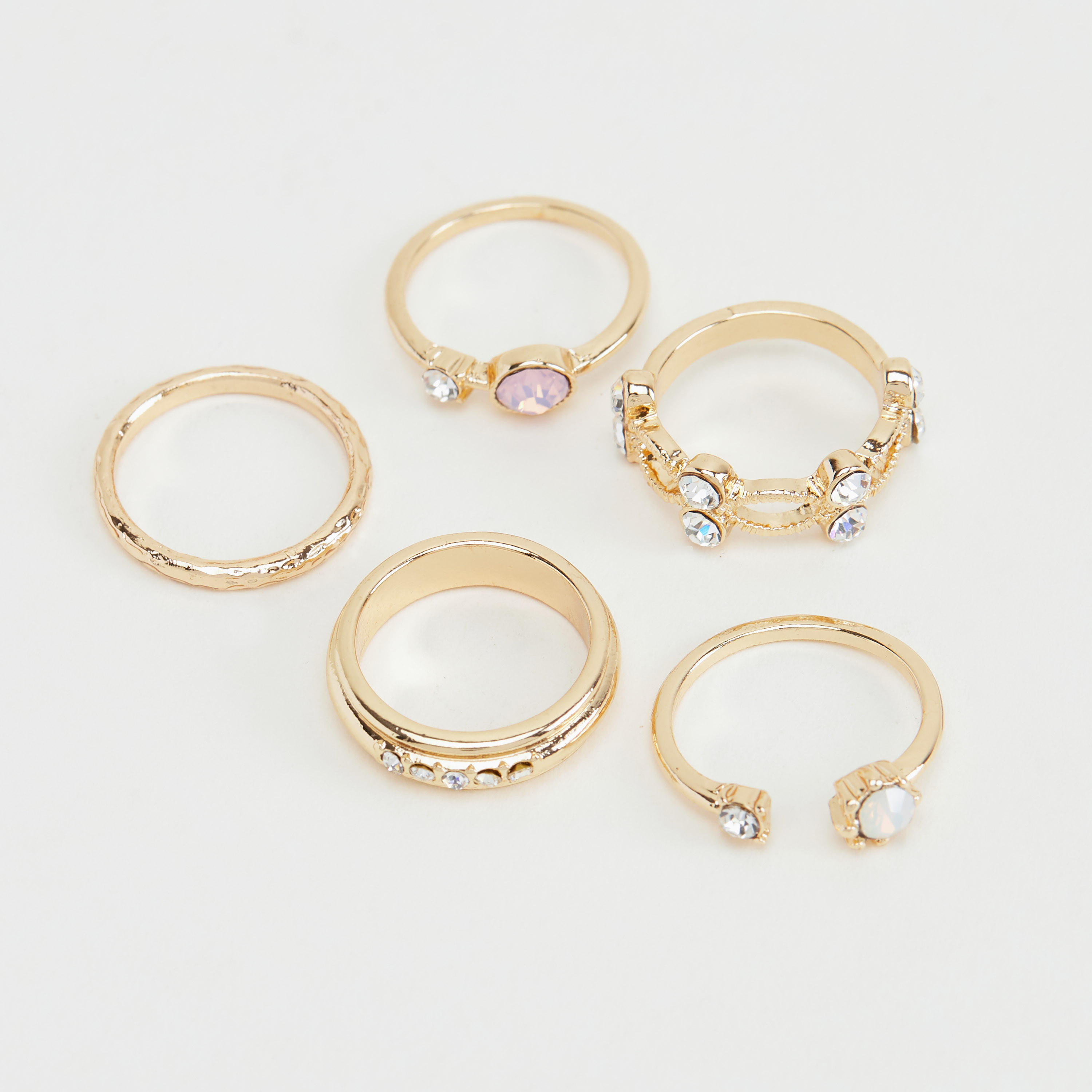 Set of 5 - Embellished Finger Ring-women-watchesandjewellery-jewellery-rings-image-3