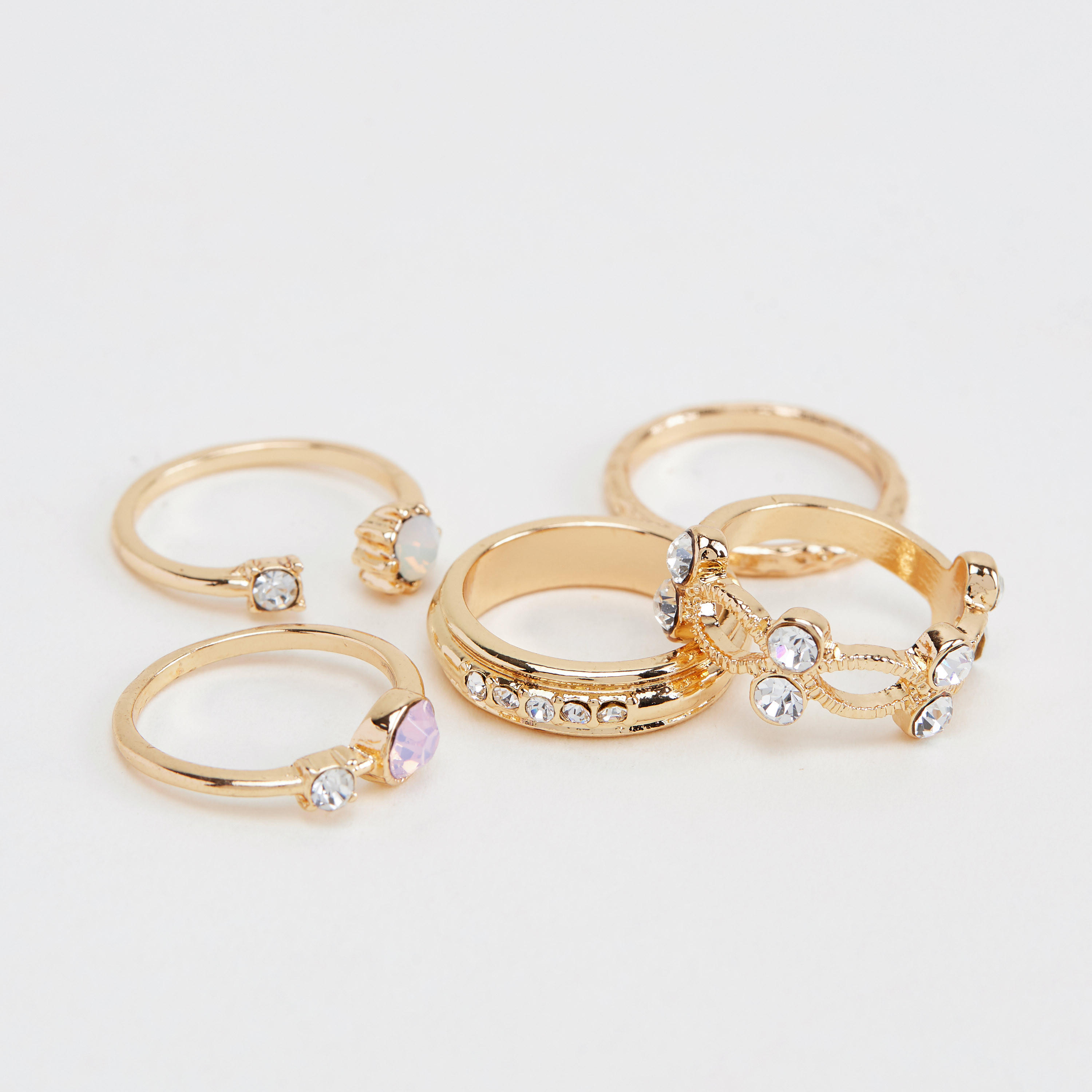 Set of 5 - Embellished Finger Ring-women-watchesandjewellery-jewellery-rings-image-4
