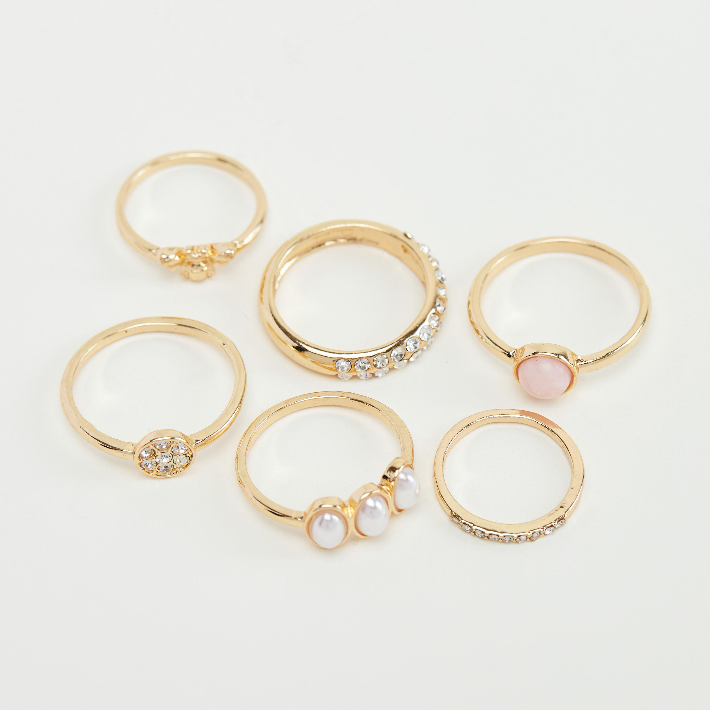 Set of 6 - Embellished Finger Ring-women-watchesandjewellery-jewellery-rings-image-3