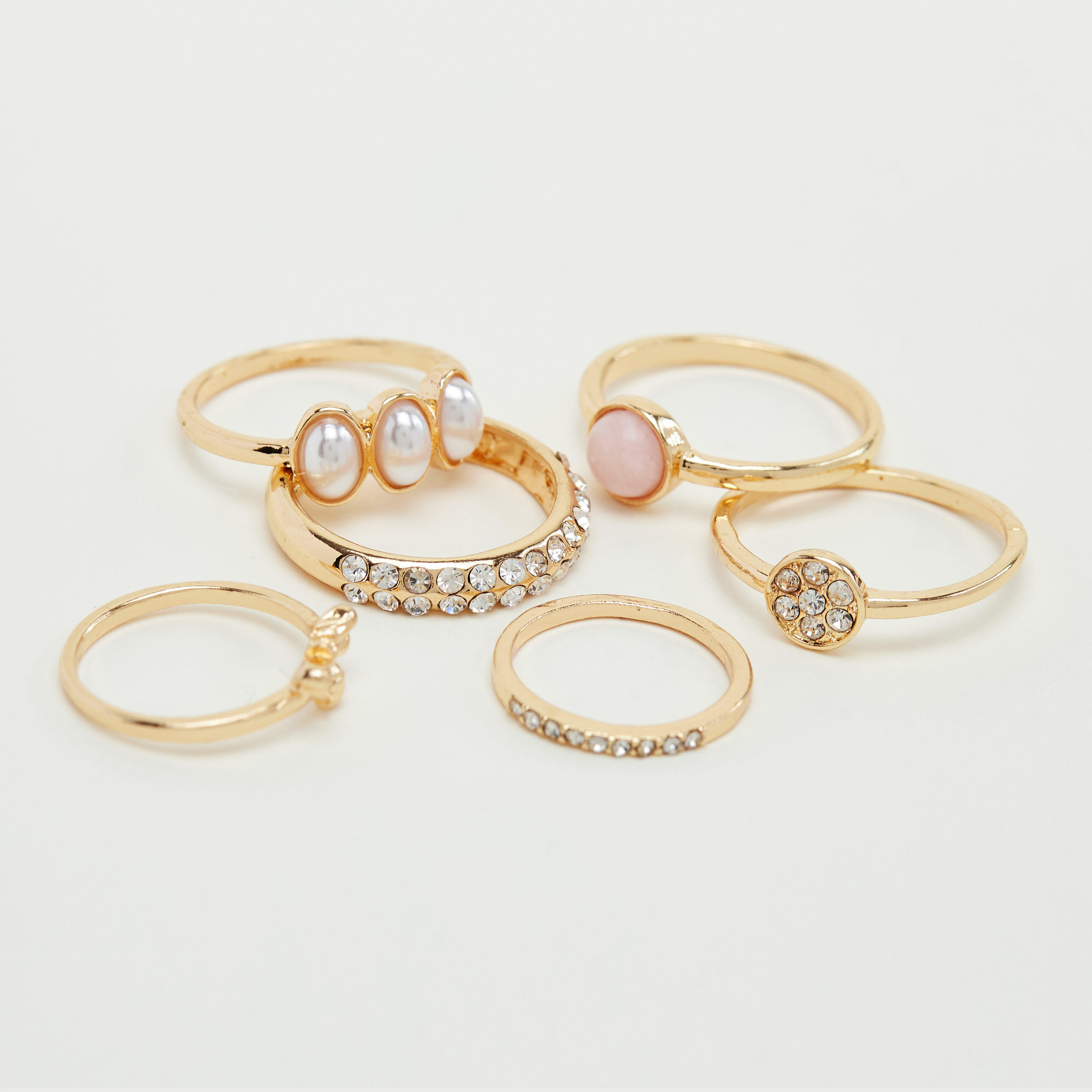 Set of 6 - Embellished Finger Ring-women-watchesandjewellery-jewellery-rings-image-4