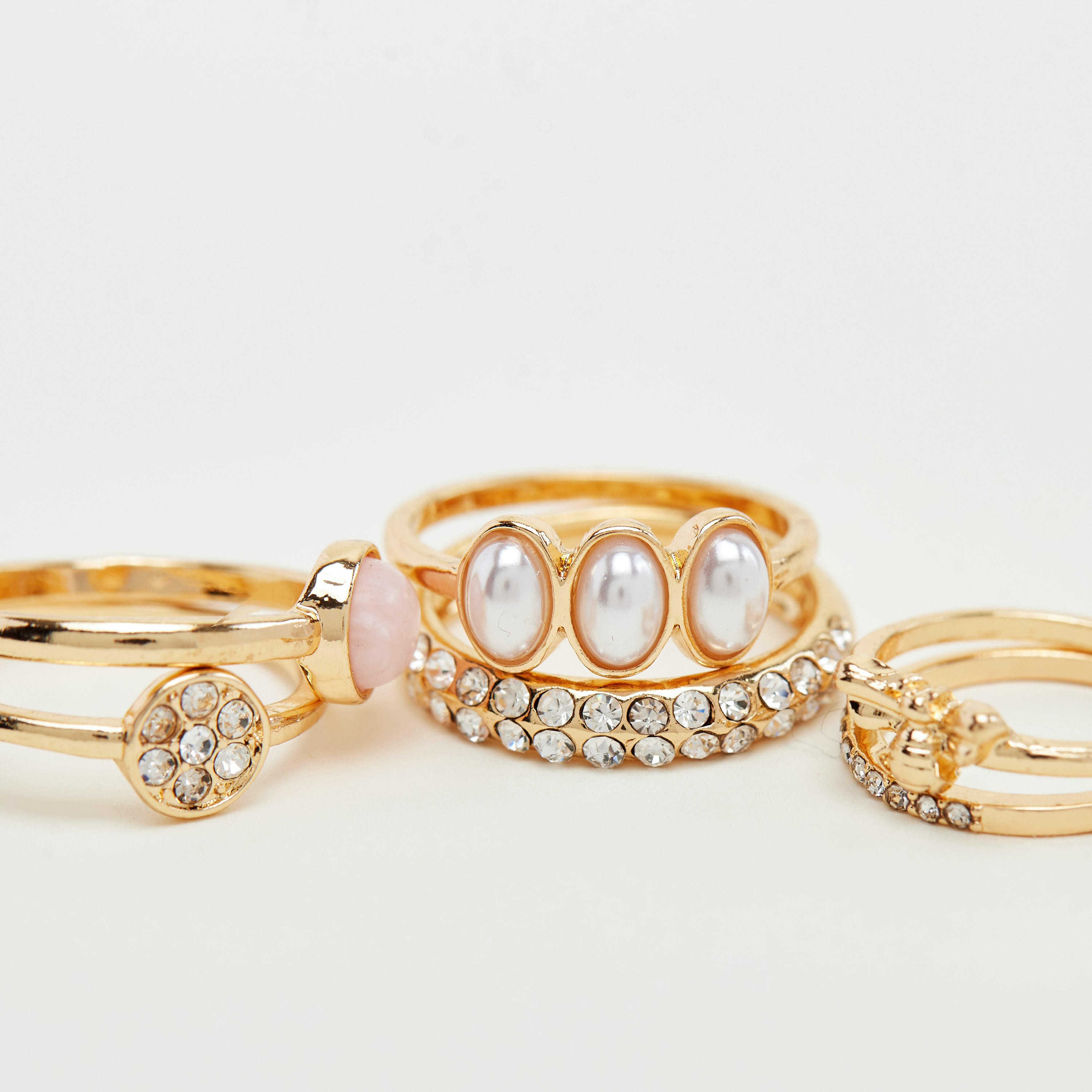Set of 6 - Embellished Finger Ring-women-watchesandjewellery-jewellery-rings-image-5