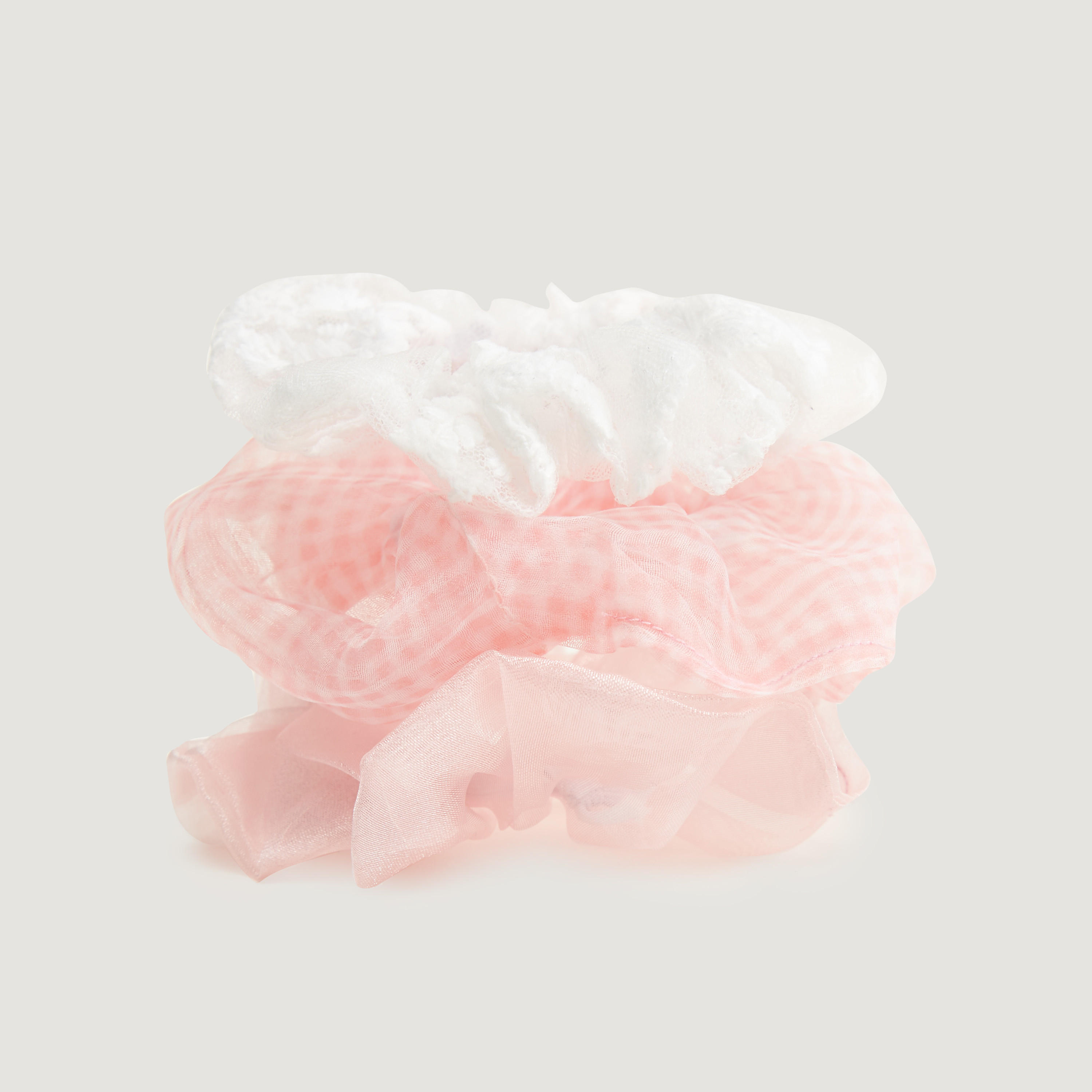 Set of 3 - Assorted Elasticated Hair Tie-women-hairaccessories-image-1