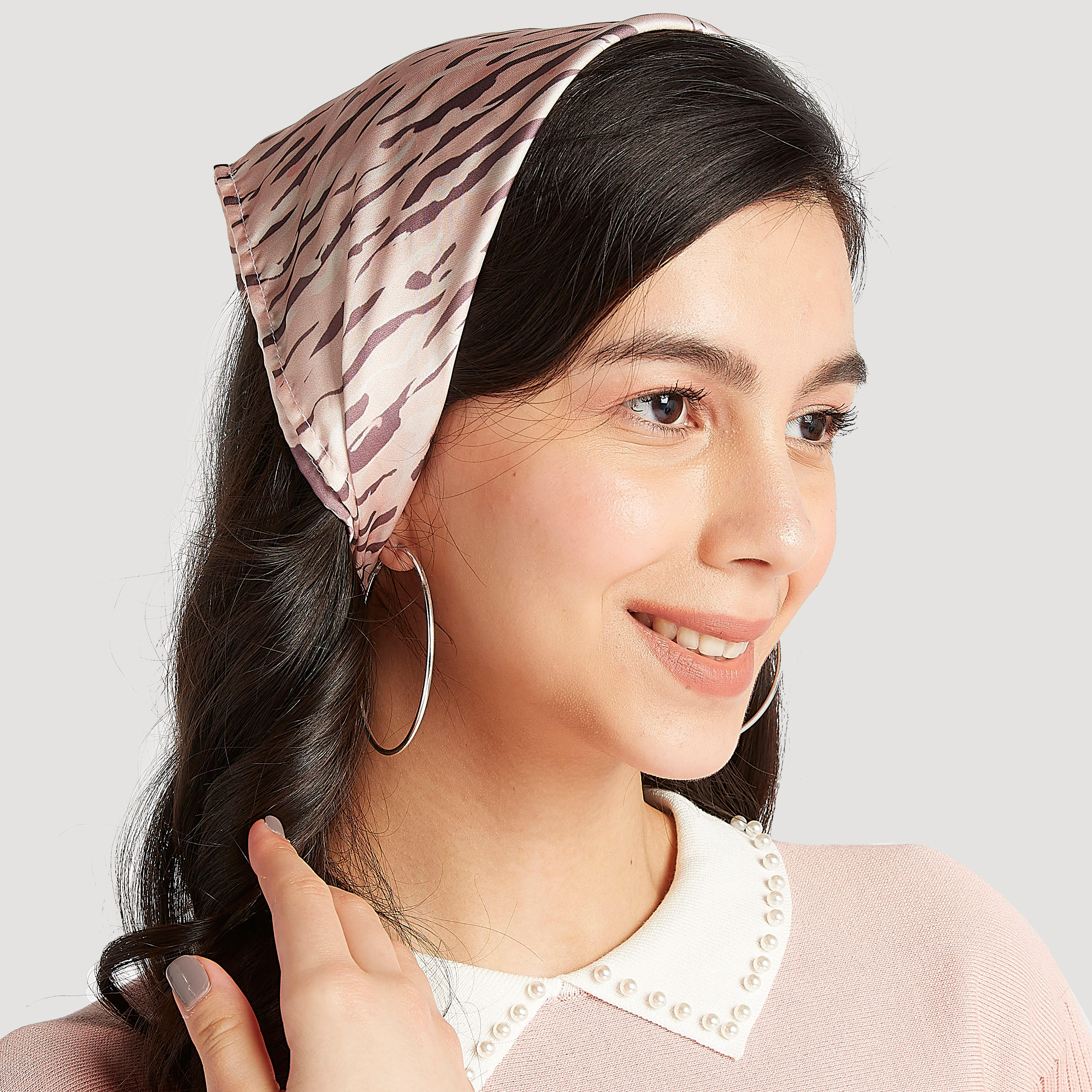 شريطة رأس بطبعات وحلقة مطاطية-women-hairaccessories-image-4