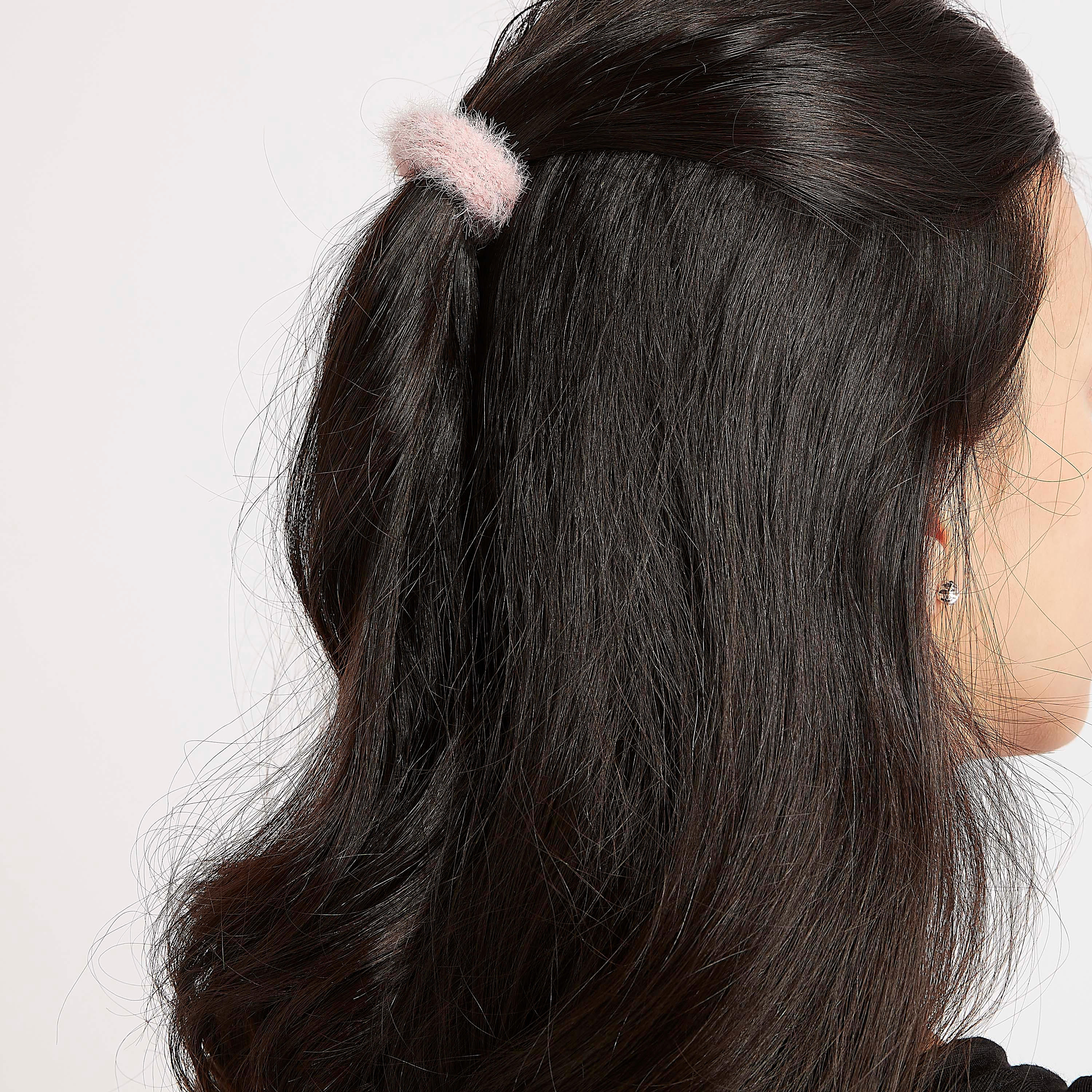 ربطات شعر مطاطية ناعمة طقم من 5 قطع-women-hairaccessories-image-2