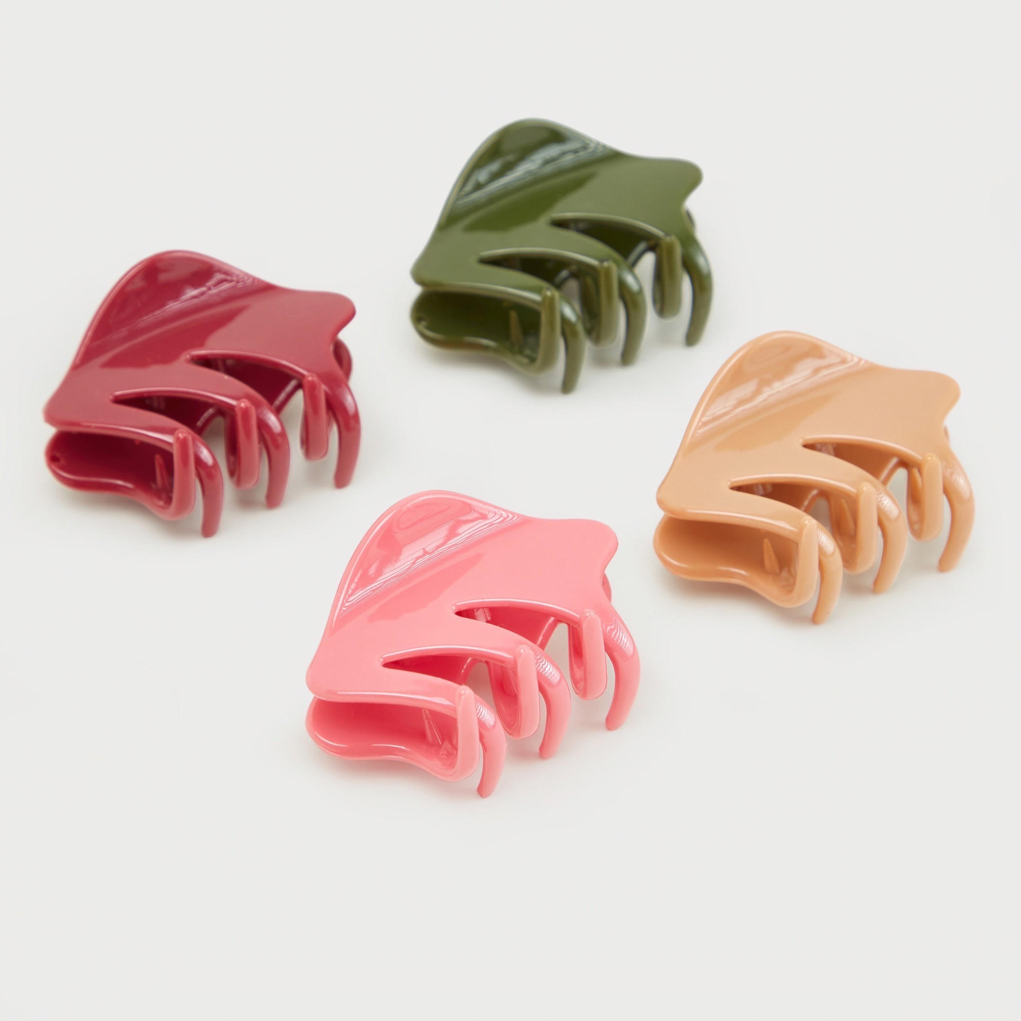 Set of 4 - Gloo Solid Hair Clamp-women-hairaccessories-clamps-image-1