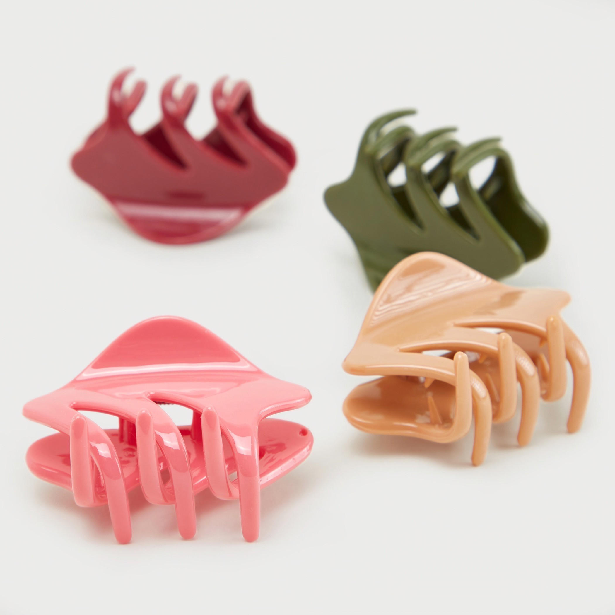 Set of 4 - Gloo Solid Hair Clamp-women-hairaccessories-clamps-image-3